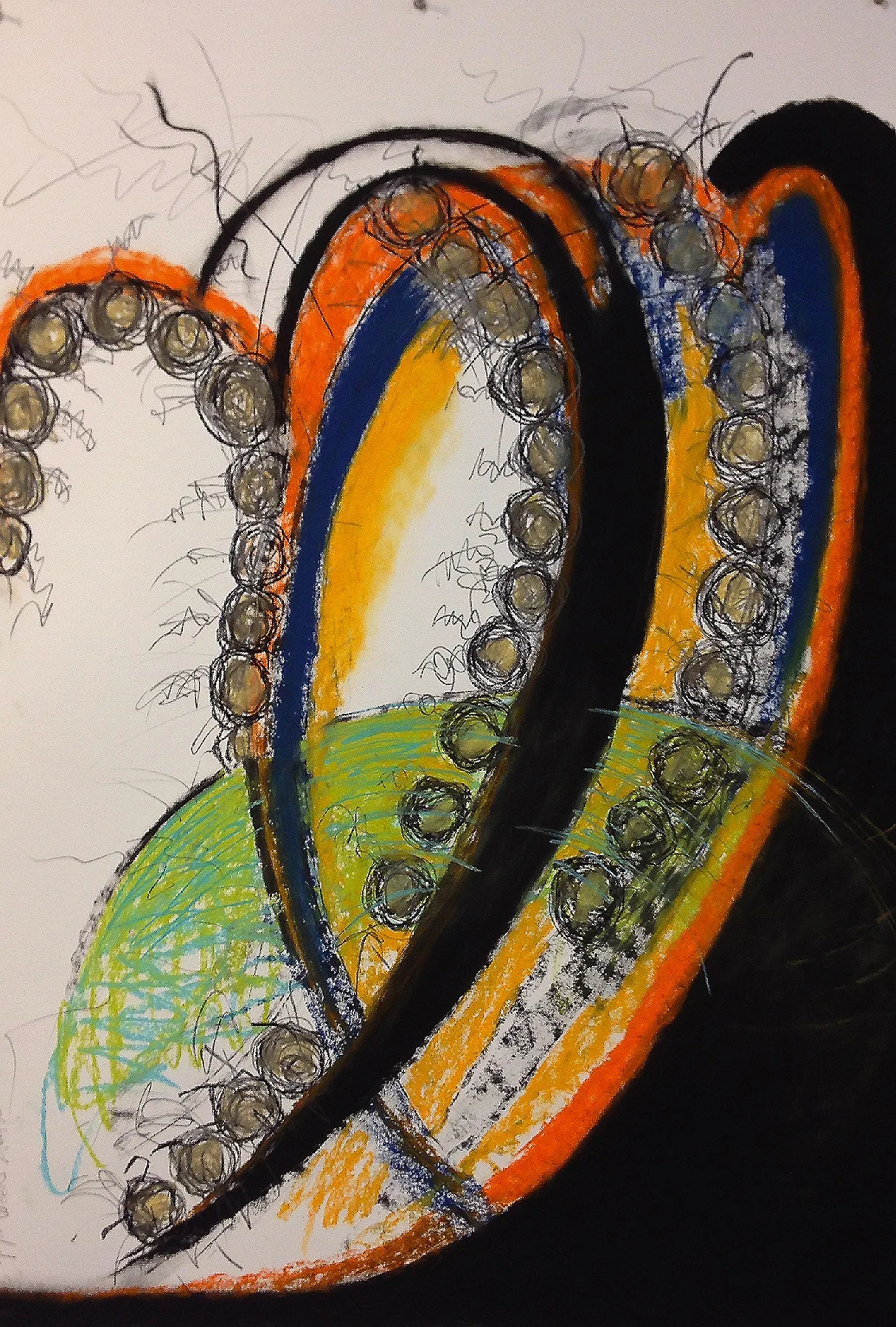 Scout K. Austin and Kellie Weeks, Untitled No. 34 pastel and charcoal, 30 x 44 in., $600.00