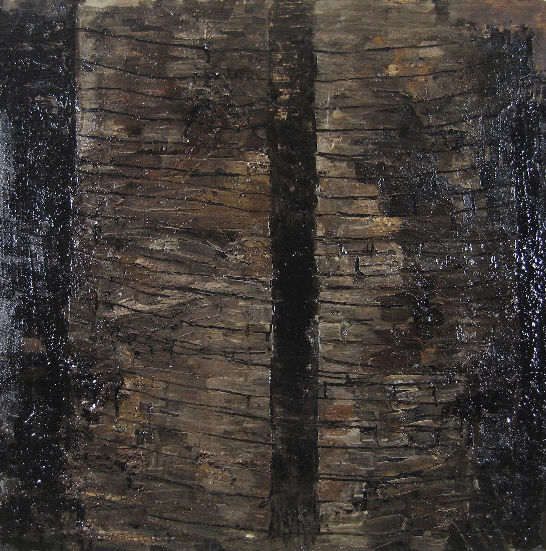 Leslie Zelamsky, An Old Friend, mixed media, 30x30, $1,900
