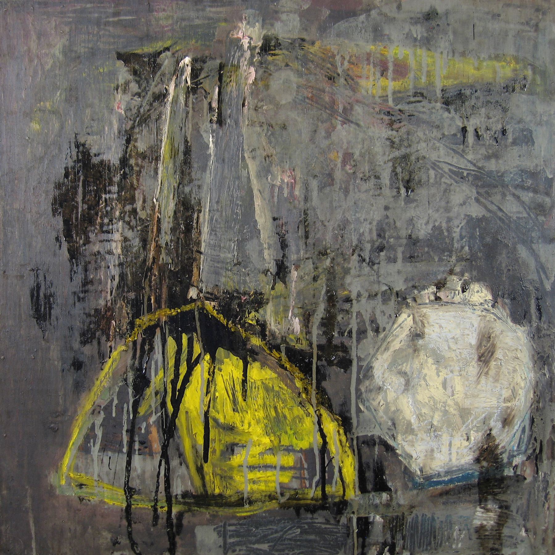 Leslie Zelamsky, Sarah: Perseverence, mixed media, 24x24, $1,500