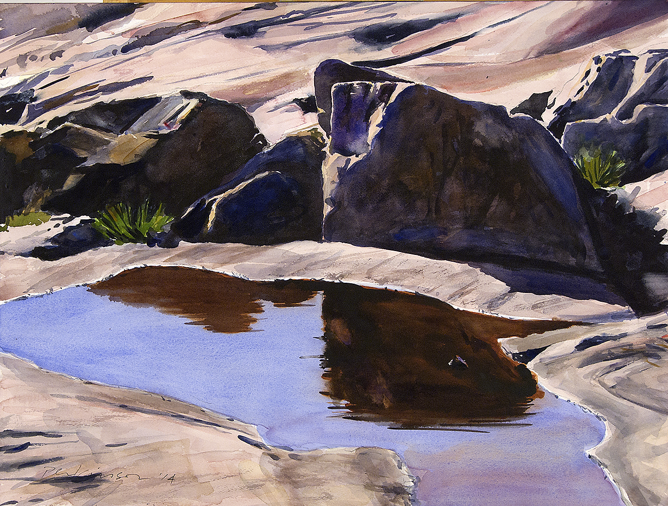   Pool, Schoodic Peninsula , watercolor, 18x24 