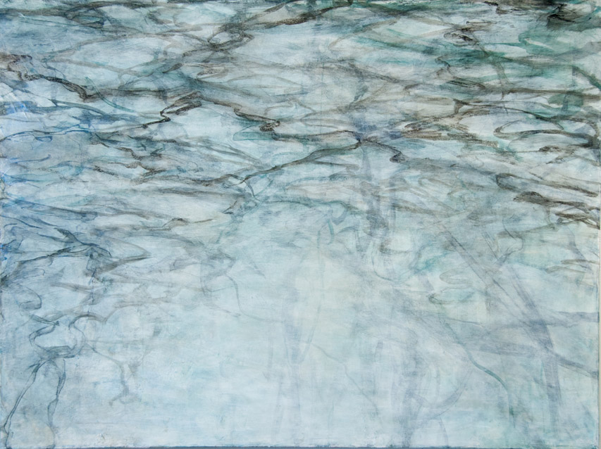   C. Clinton ,  Woodland Water Flooded Brook 4 , acrylic on canvas, 30x40 