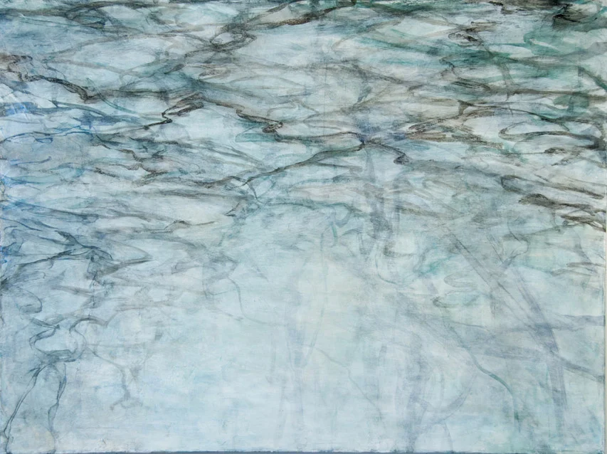 C. Clinton , Woodland Water Flooded Brook 4 , acrylic on canvas, 30x40