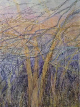 C. Clinton , Spirit Trees , acrylic on canvas, 40x30