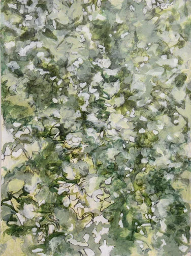C. Clinton , Summer Shadows 3 , acrylic on paper, 30x22