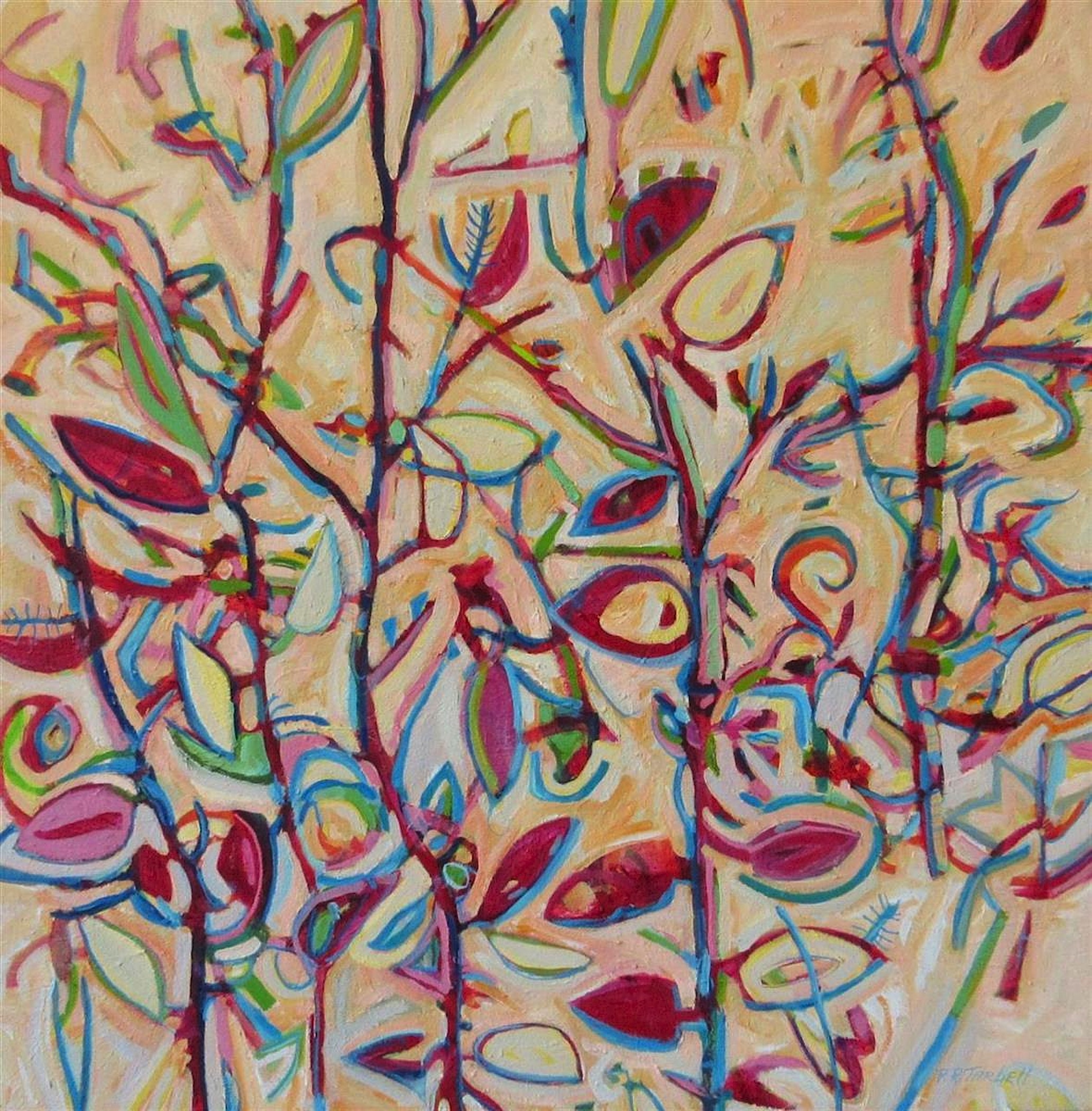 Pamela Tarbell, Wind Buff #5 , oils, 24x24