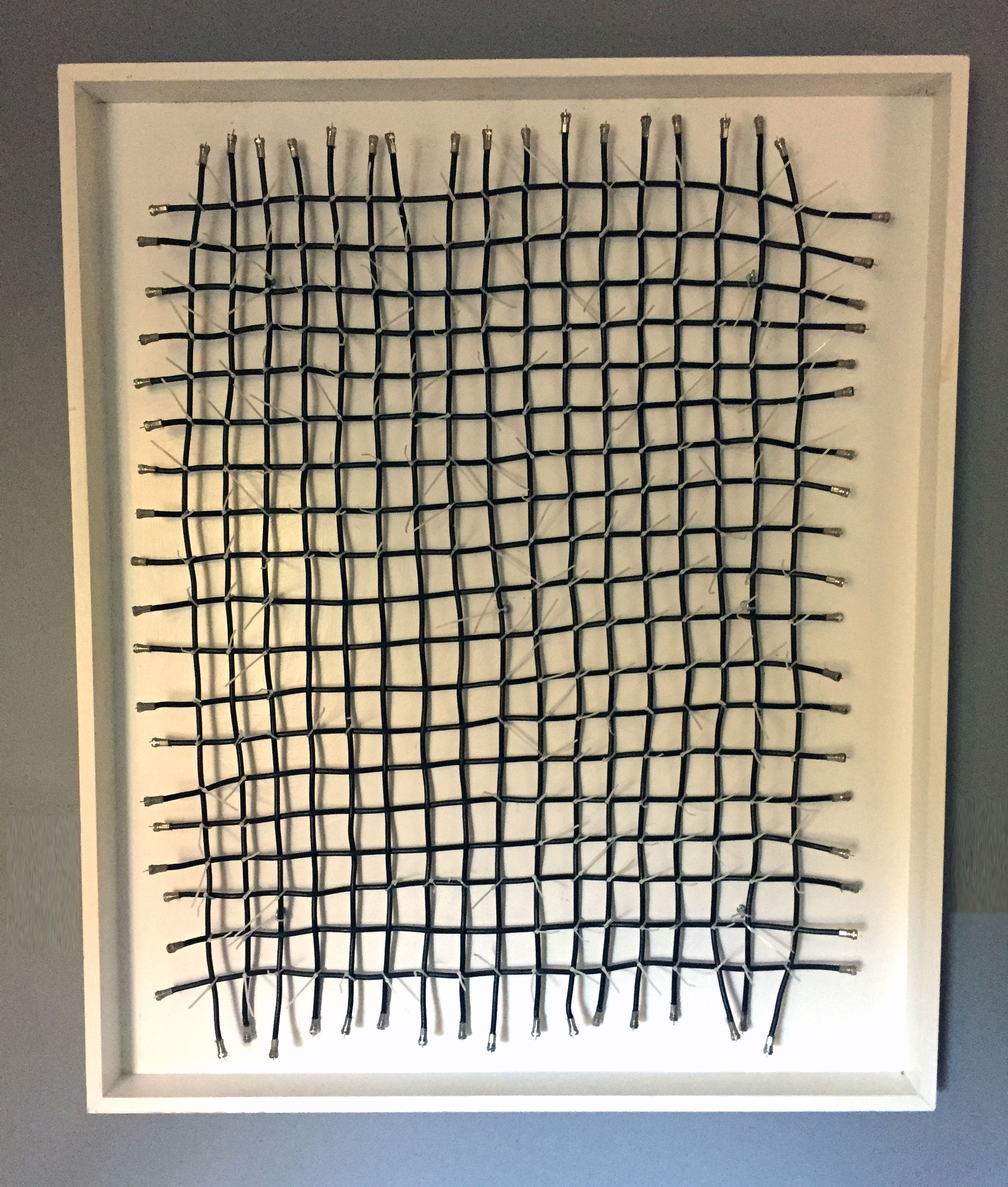  Douglass Cross,  Baby Blanket , Coaxial cable, 47x40x4 