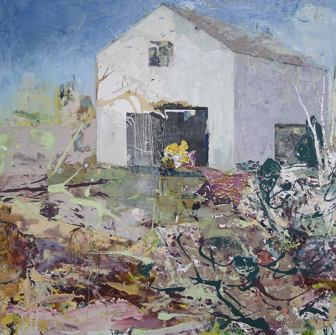  Brenda Cirioni,  Barn Series: Dream , Mixed media painting, 40x36 