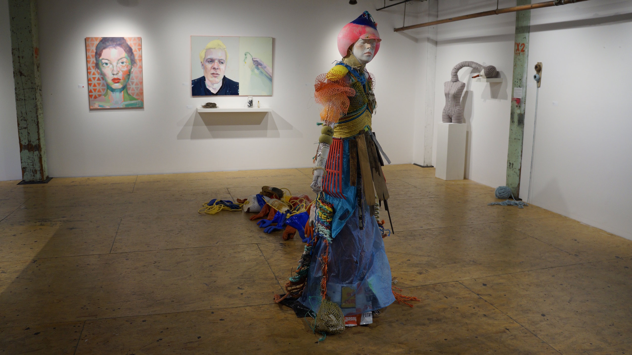  Installation view of  In Place  at Fountain Street Gallery Framingham 