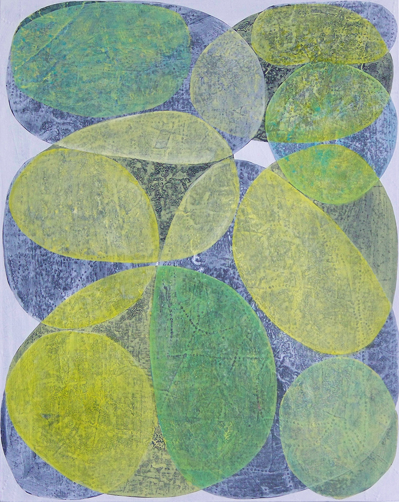  Denise Driscoll,  Inner Garden 25 , acrylic on panel, 20x16 