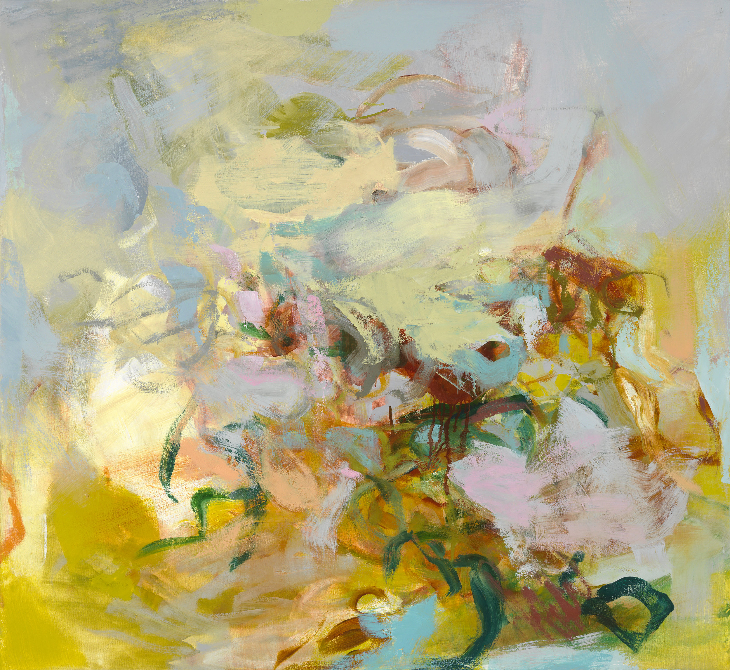  Kathy Soles,  Windswept , Oil on canvas, 44x48 