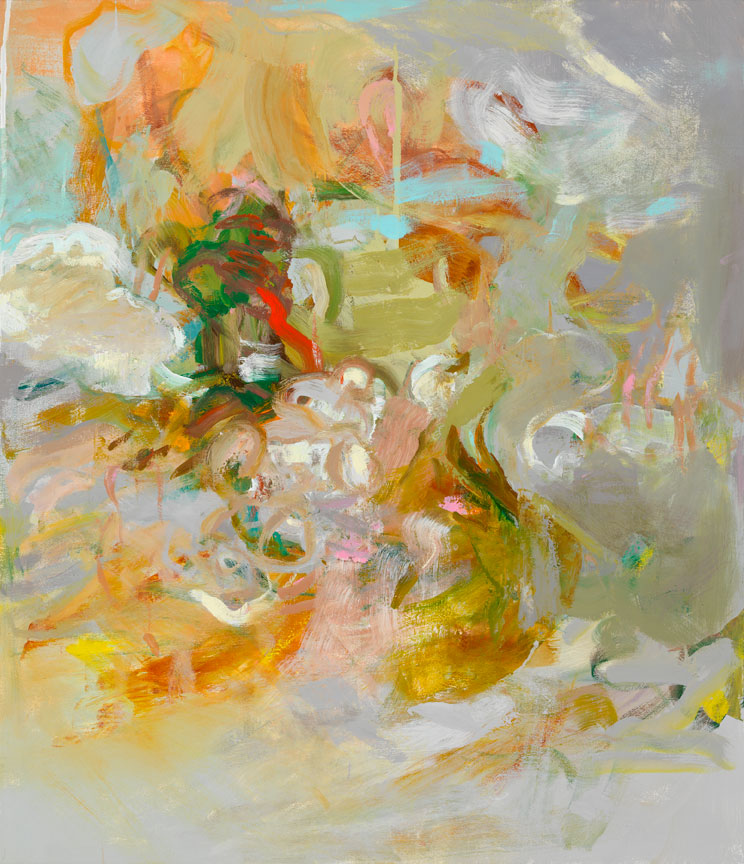  Kathy Soles,  Through,  Oil on canvas, 44x38 