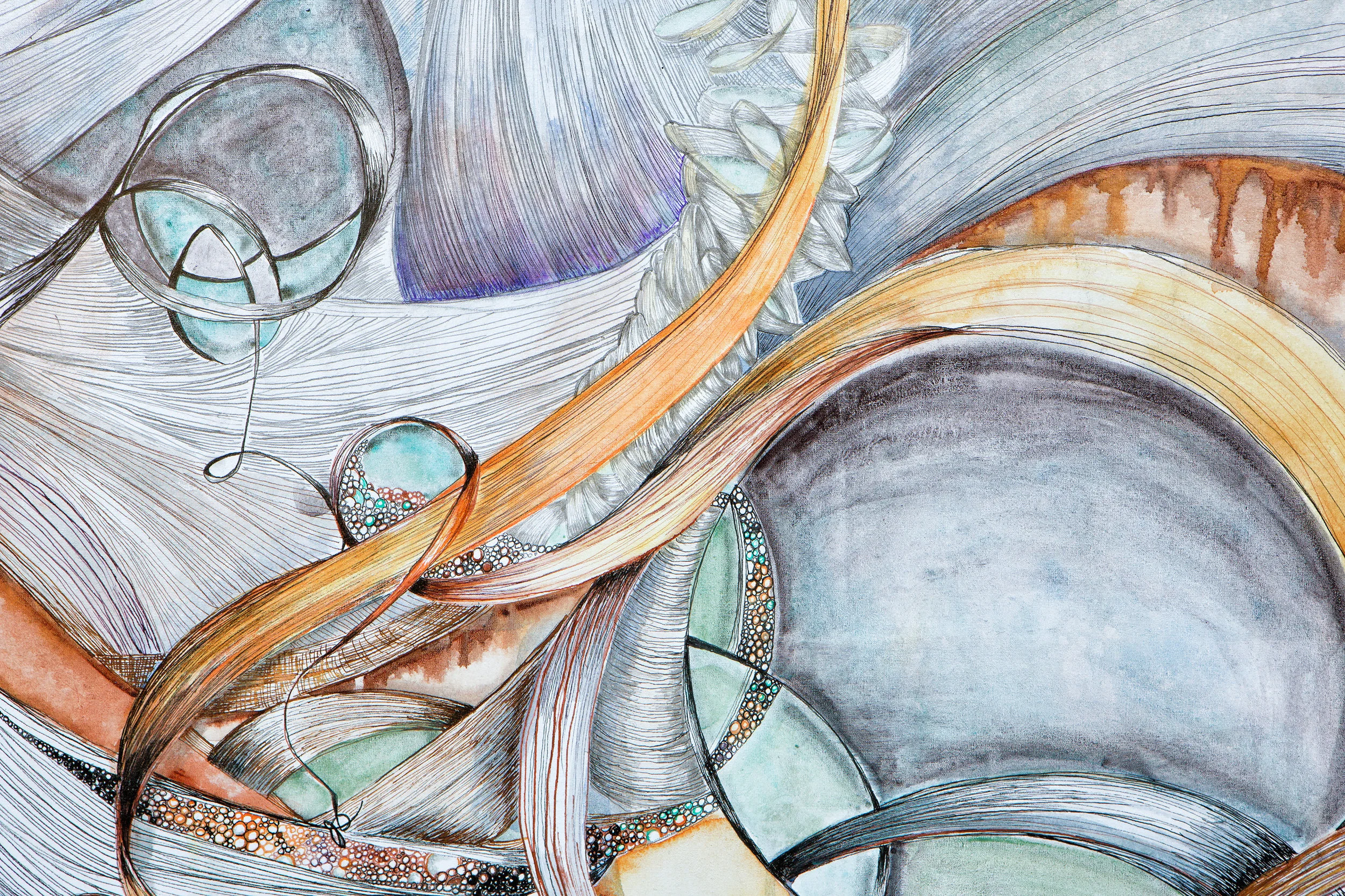Detail of Somewhere Else Instead by Sarah Alexander