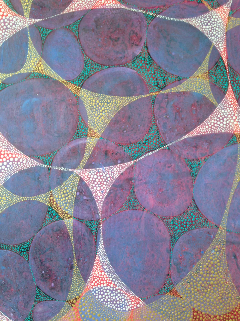 Inner Garden 29 work-in-progress: Final dot layer