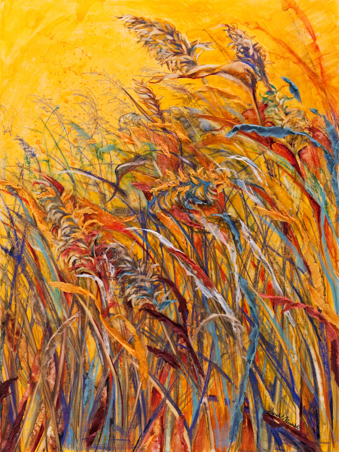Sarah Alexander, Vigor, Mixed media, 30x2x40