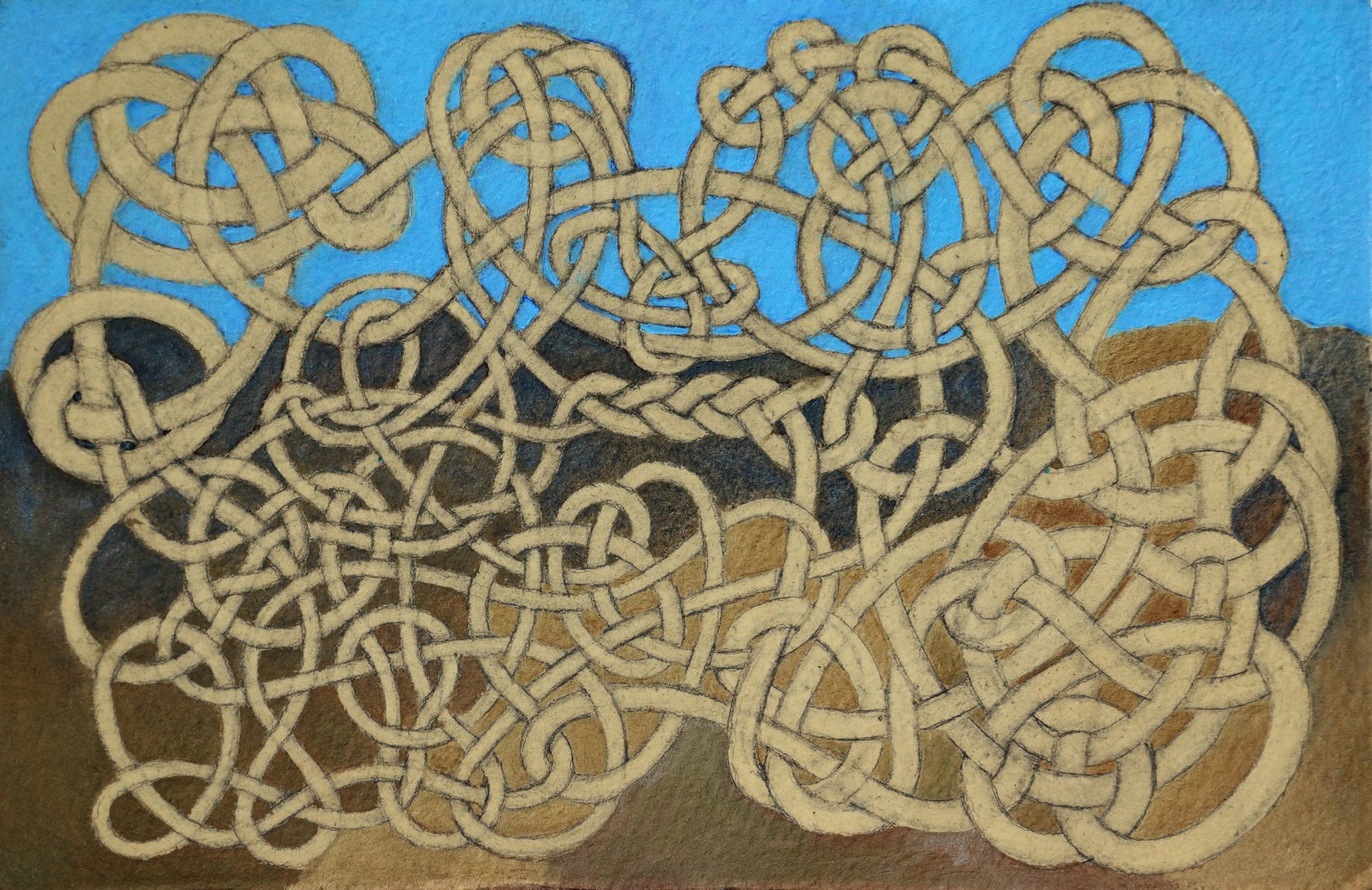 Jim Banks, Confirm , Charcoal and acrylic on paper, 11x17