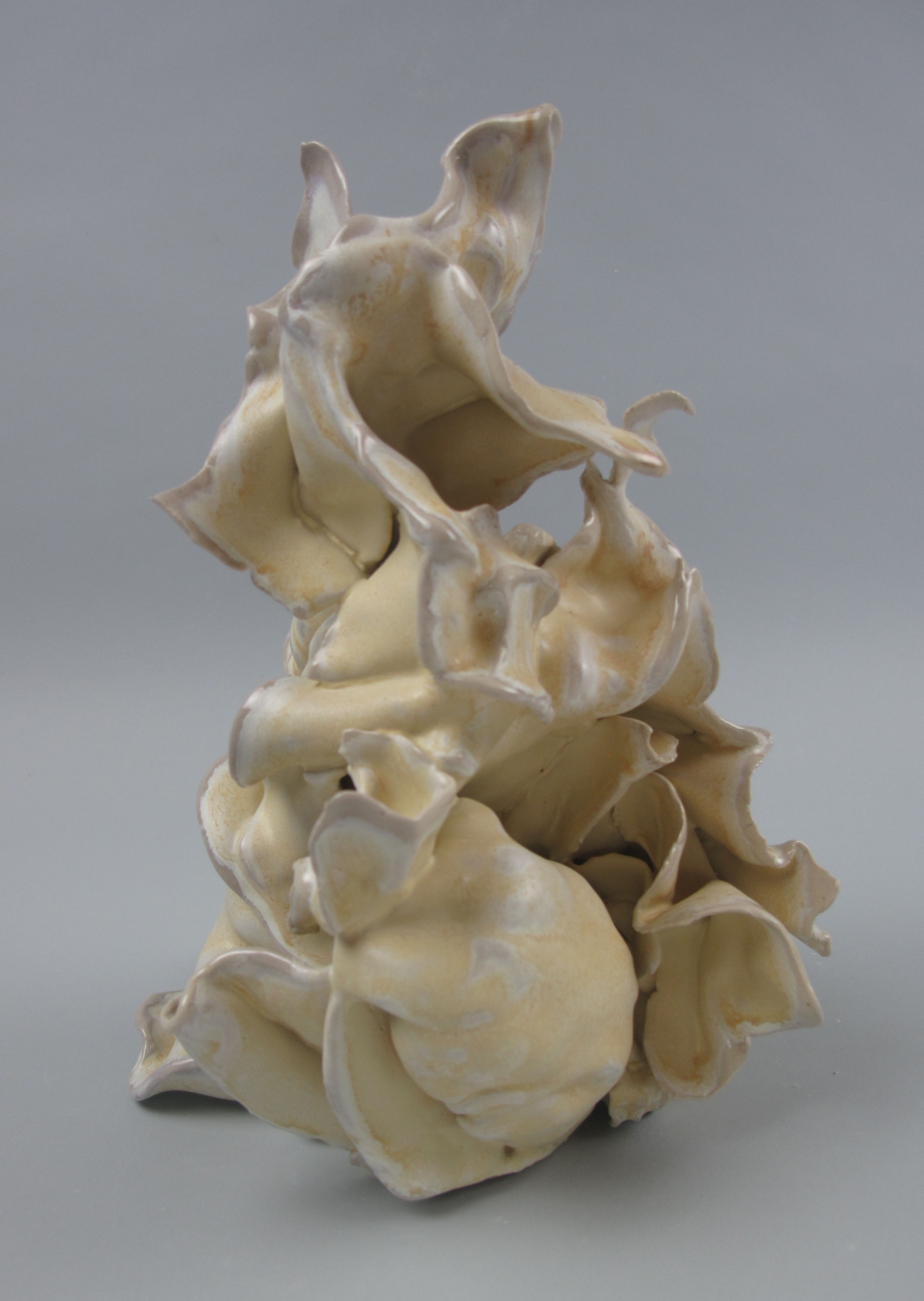  Sara Fine-Wilson,  Grasp , Stoneware, soda-fired, 7x5x4 