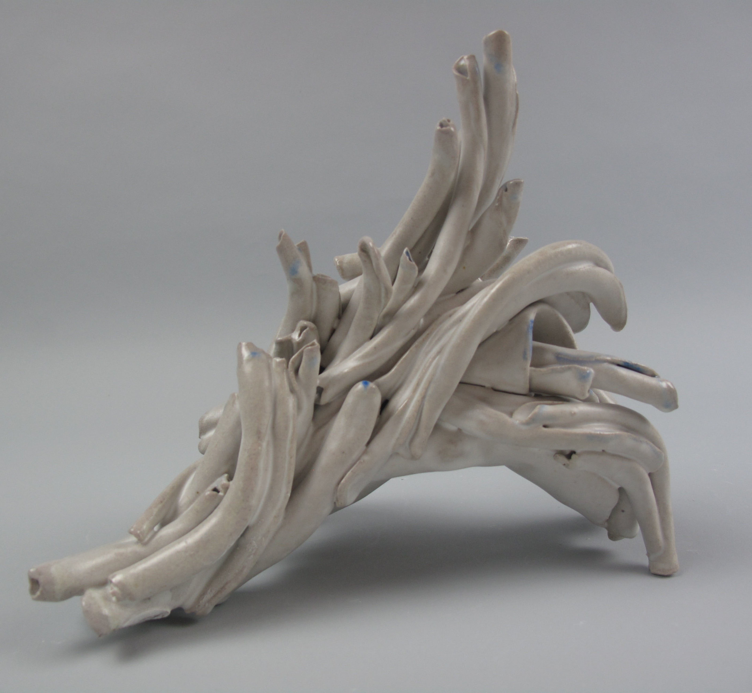  Sara Fine-Wilson,  Lift , Stoneware, soda-fired, 5x8x9 