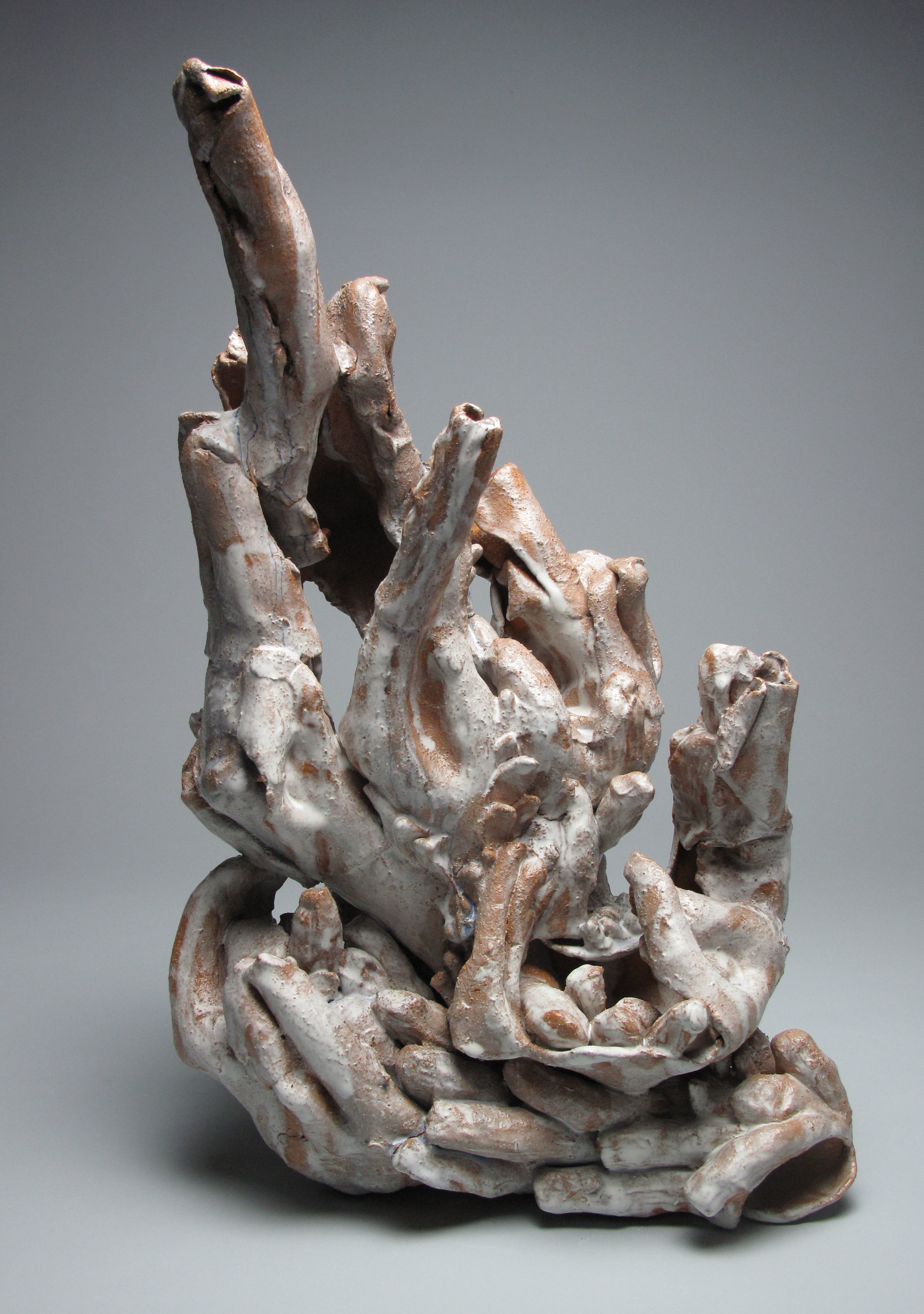  Sara Fine-Wilson,  Point , Stoneware, 14x10x8 