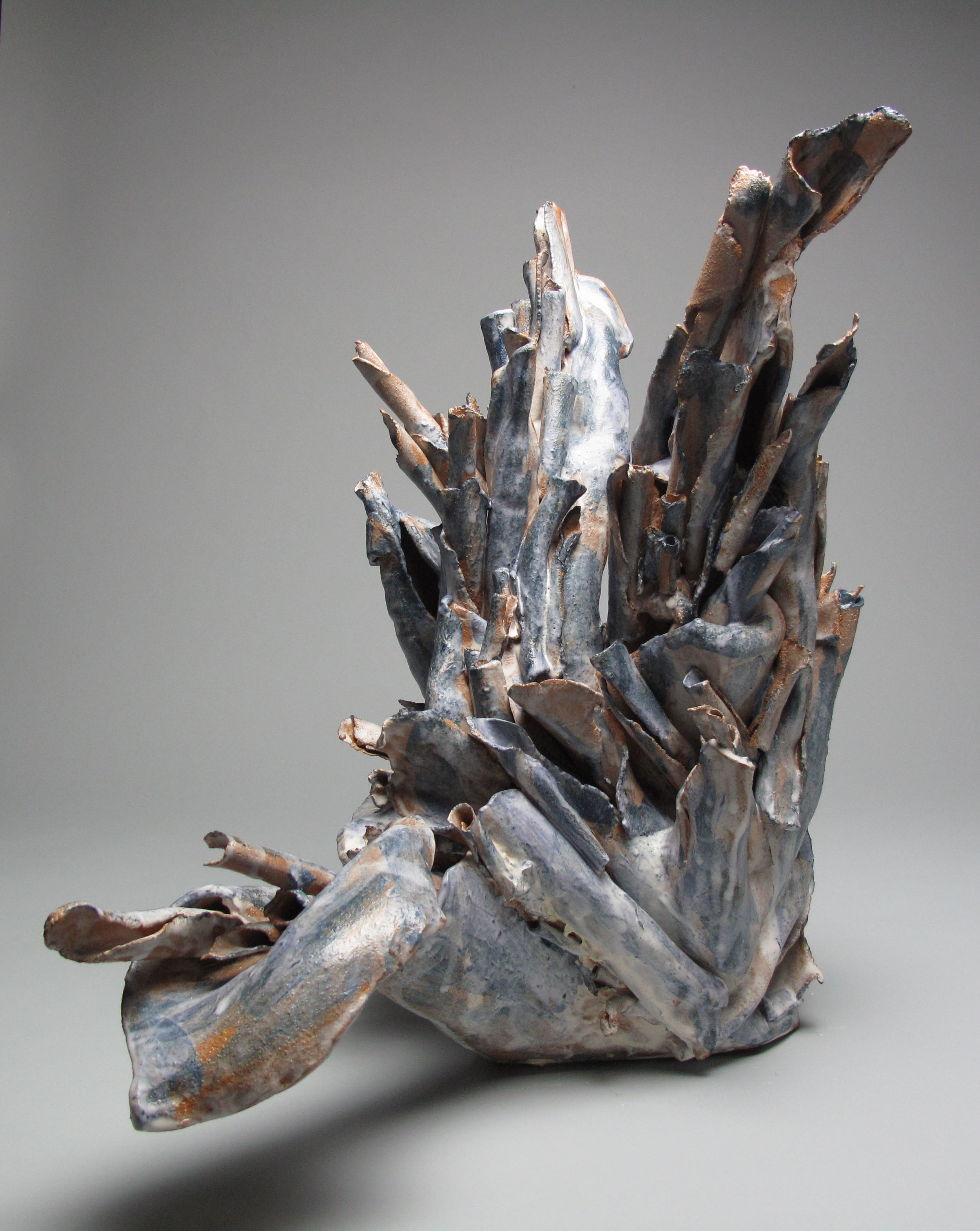  Sara Fine-Wilson,  Root , Stoneware, 18x16x8 