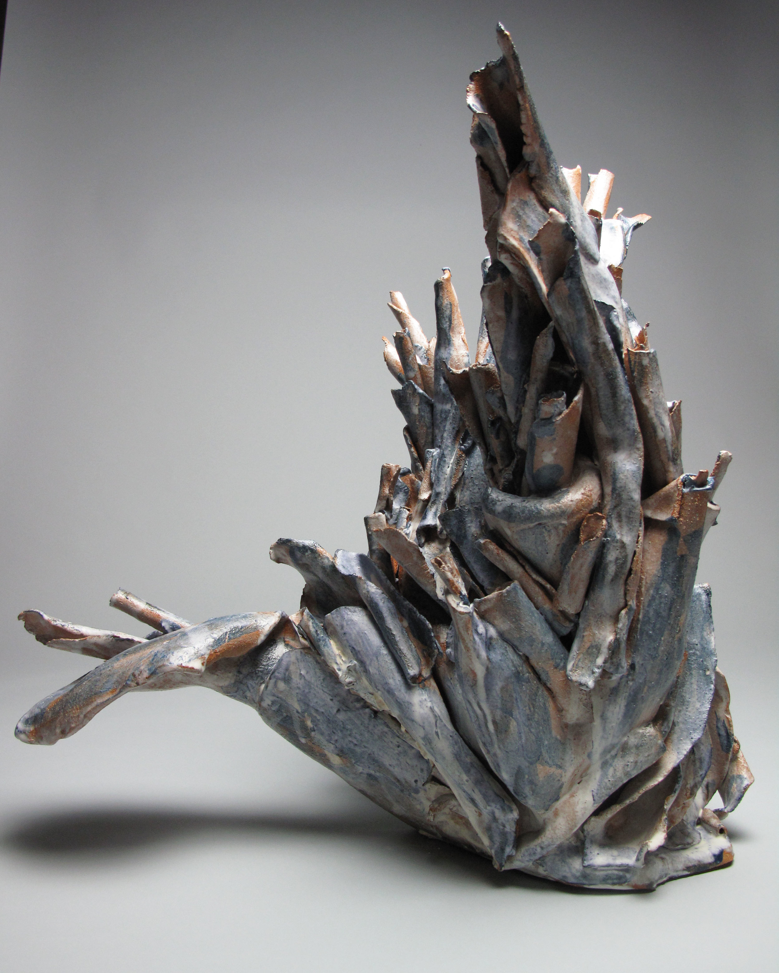  Sara Fine-Wilson,  Root , Stoneware, 18x16x8 