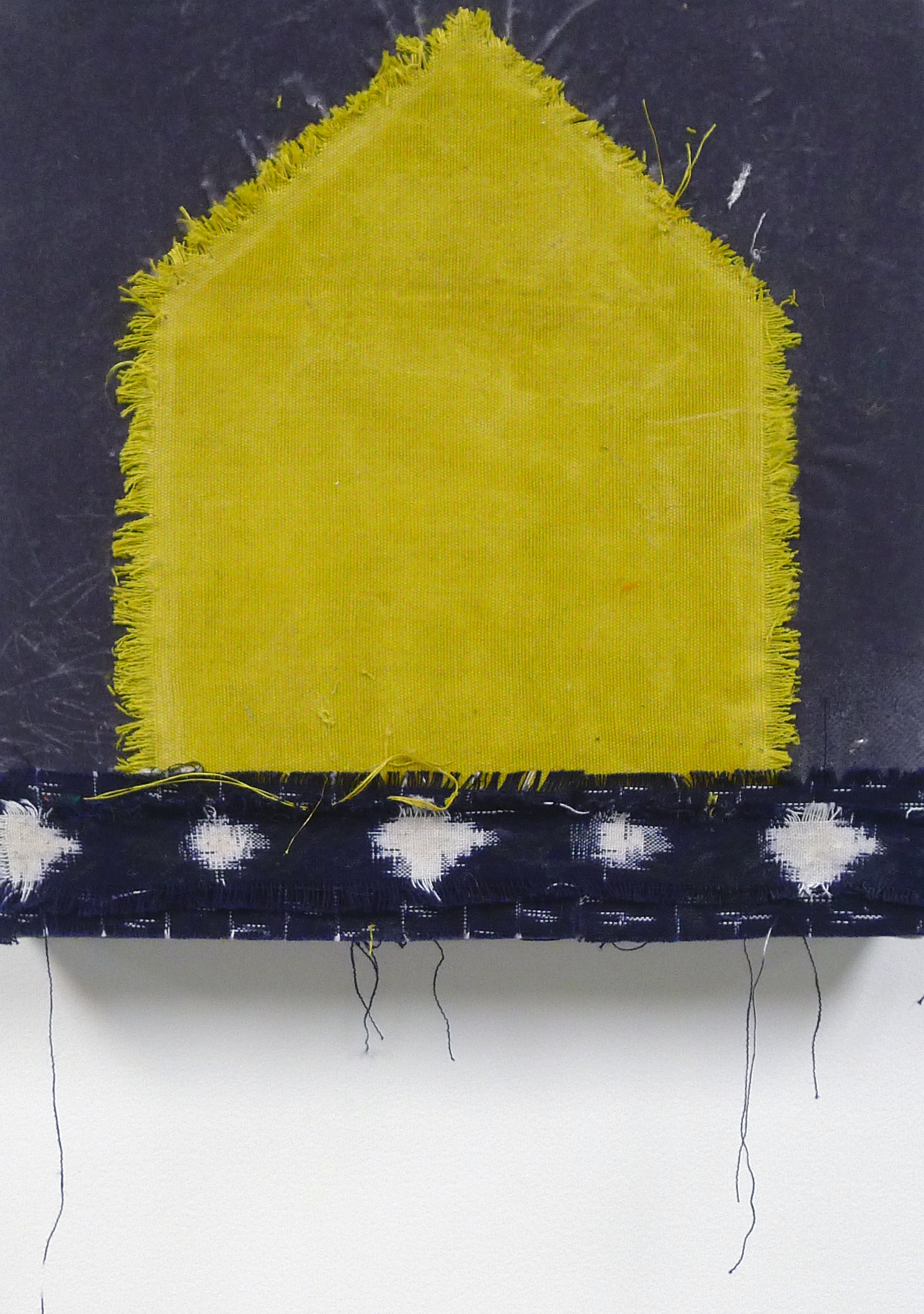  Brenda Cirioni,  Dream House: Happy , Fabric, 12x12 
