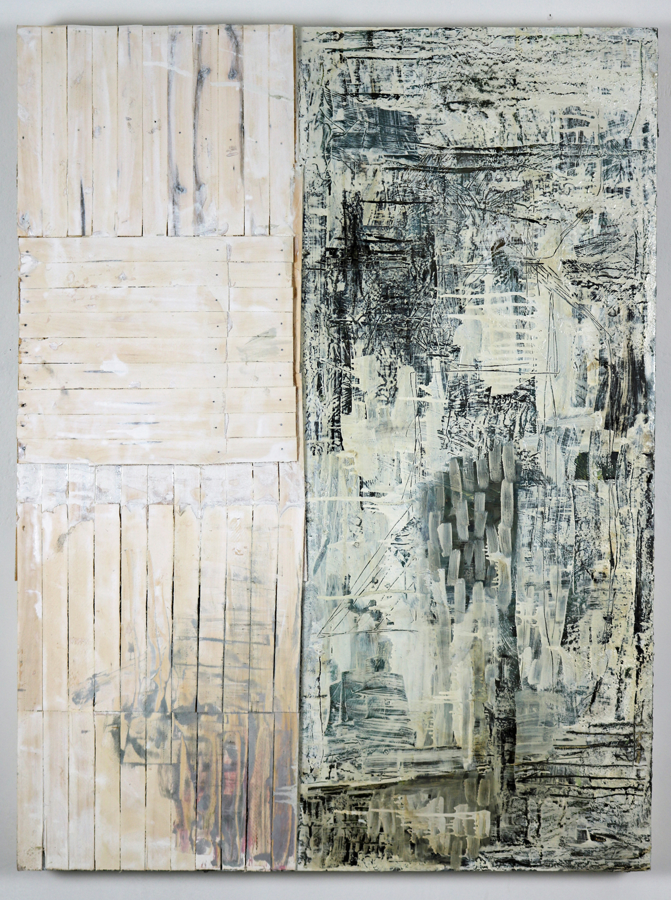 Leslie Zelamsky, Dwelling III , Mixed media, 48x36