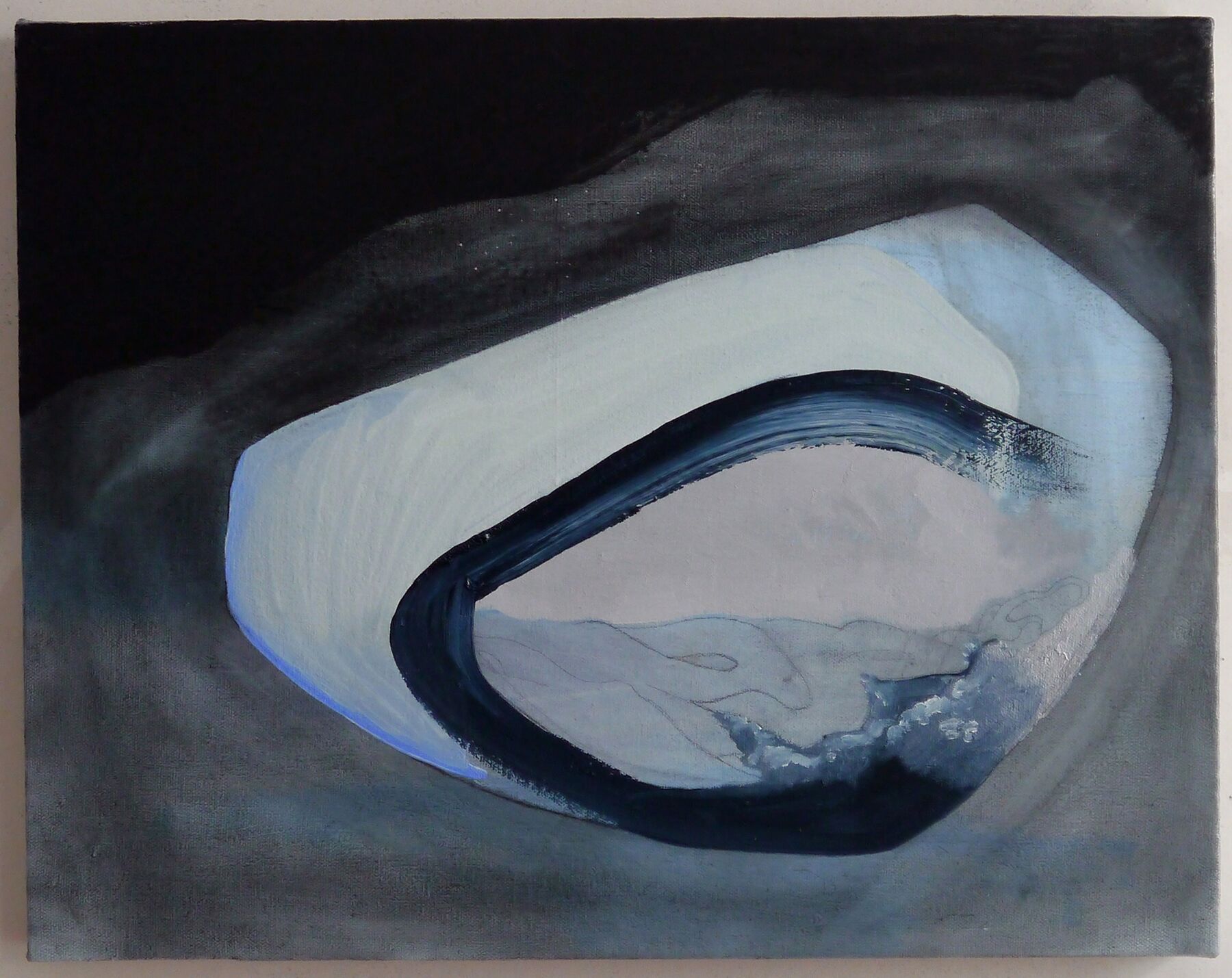 Kathline Carr, Sea Change , oil on canvas, 14 x 18, $1,200