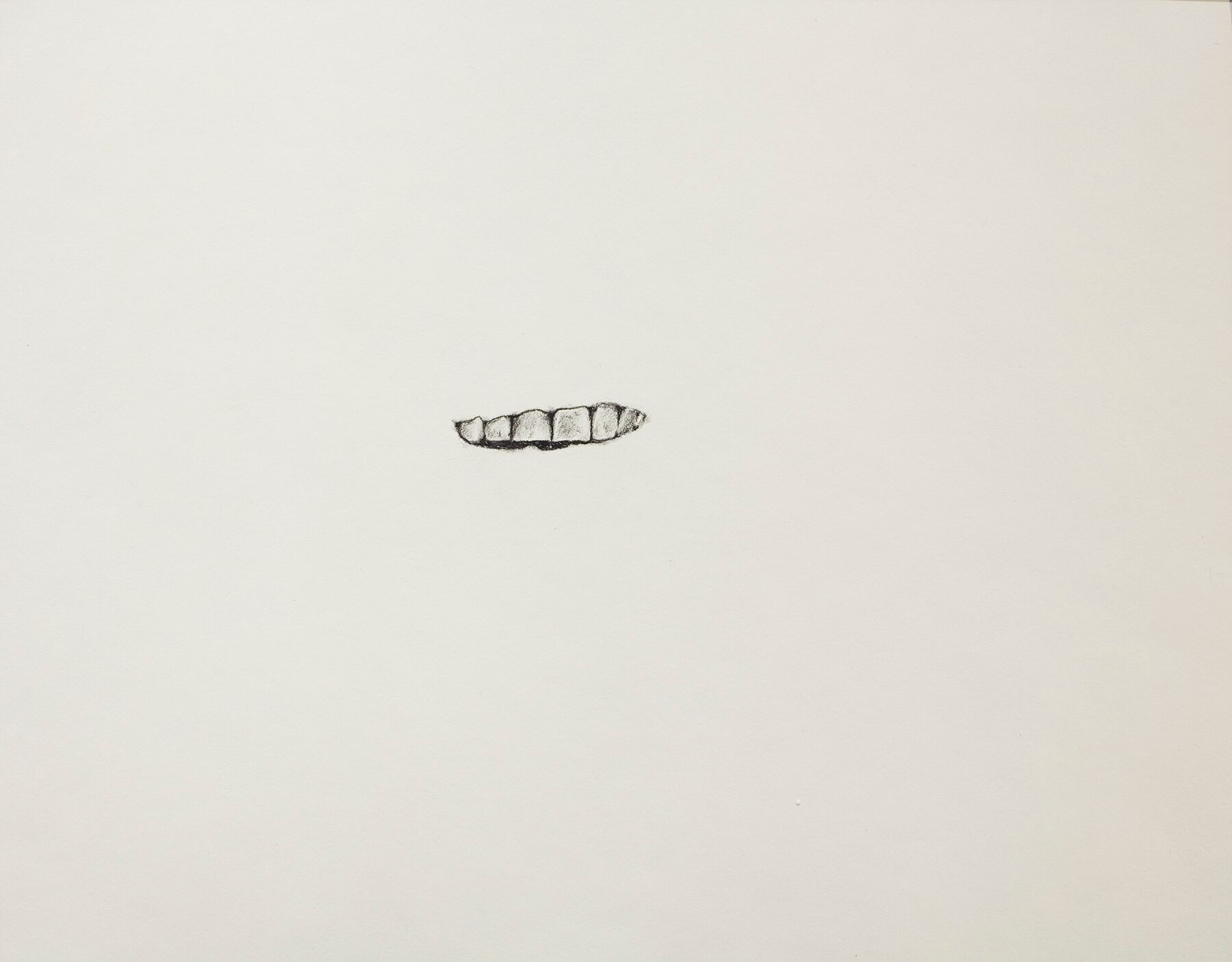 Hannah Verlin, Remains , charcoal on paper, 11 x 14, $300