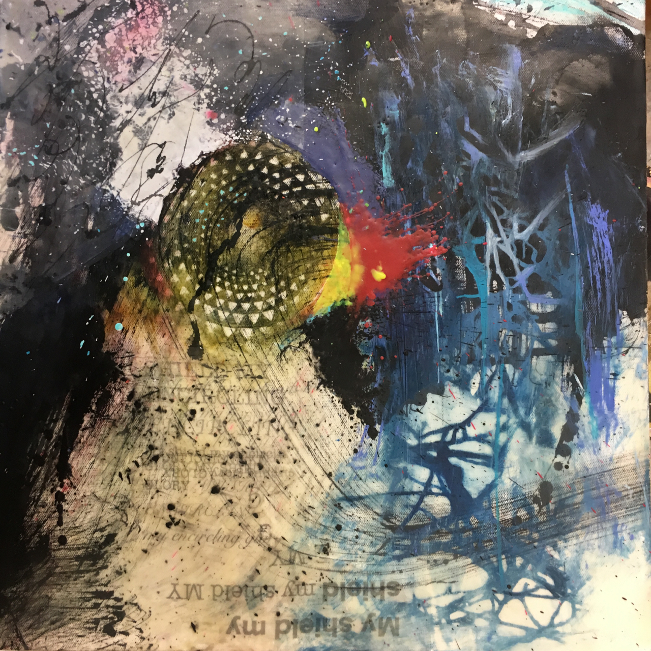Mary Marley, Encircling , Encaustic Paint