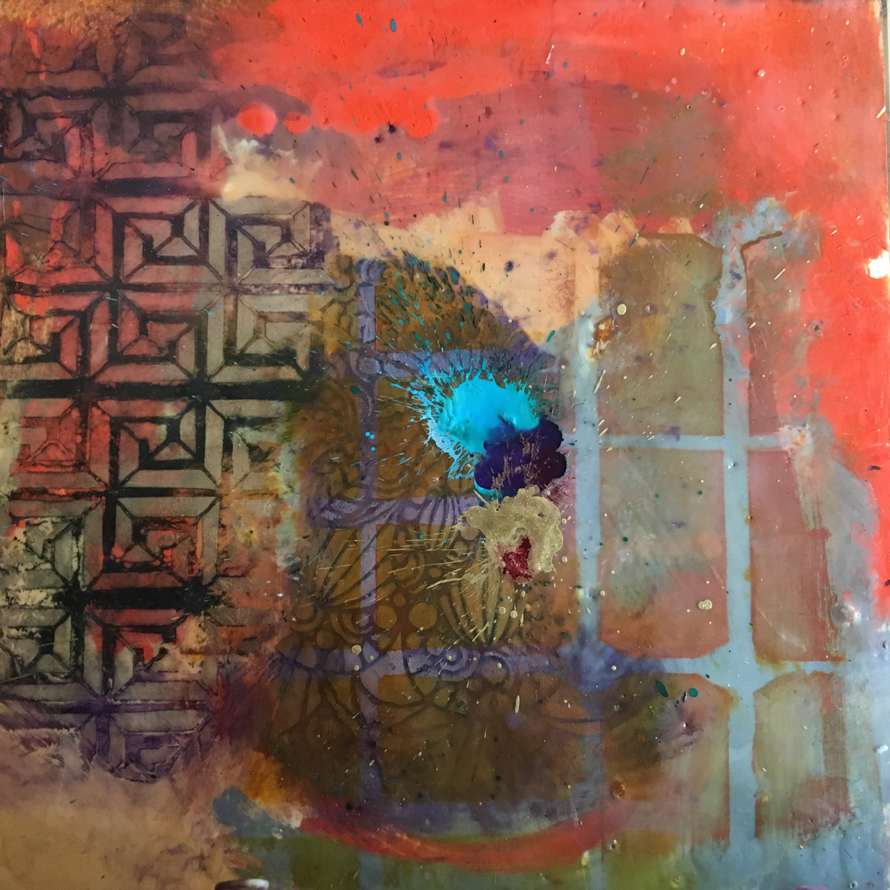  Mary Marley,  Resolution ,   Encaustic Paint 