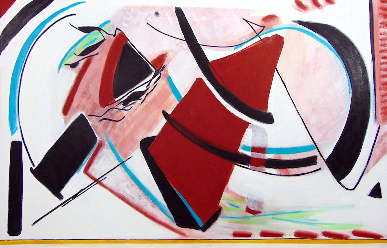 Pat Paxson, Hurricane Force Results , 2018, acrylic on canvas, 24 x 36 Hurricane Force Results is on view at Fountain Street gallery, August 2018 in the exhibit "Recreating Nature."