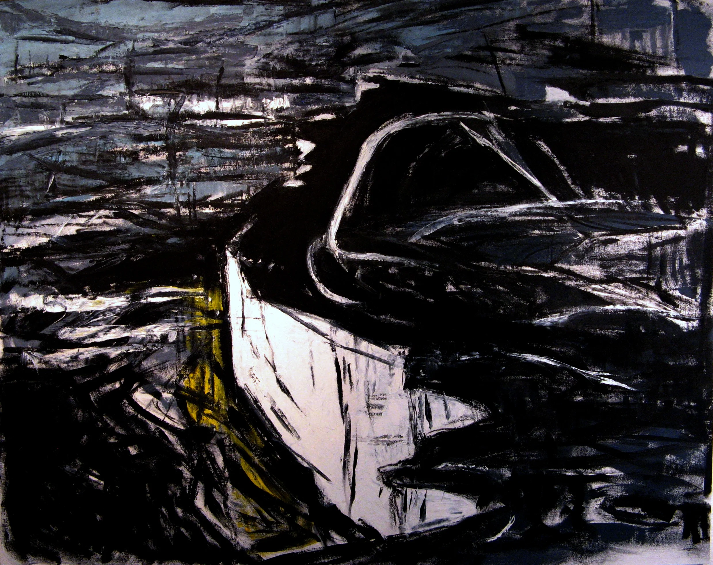“Dark Skies,” by Iris Osterman (Oil on Canvas)