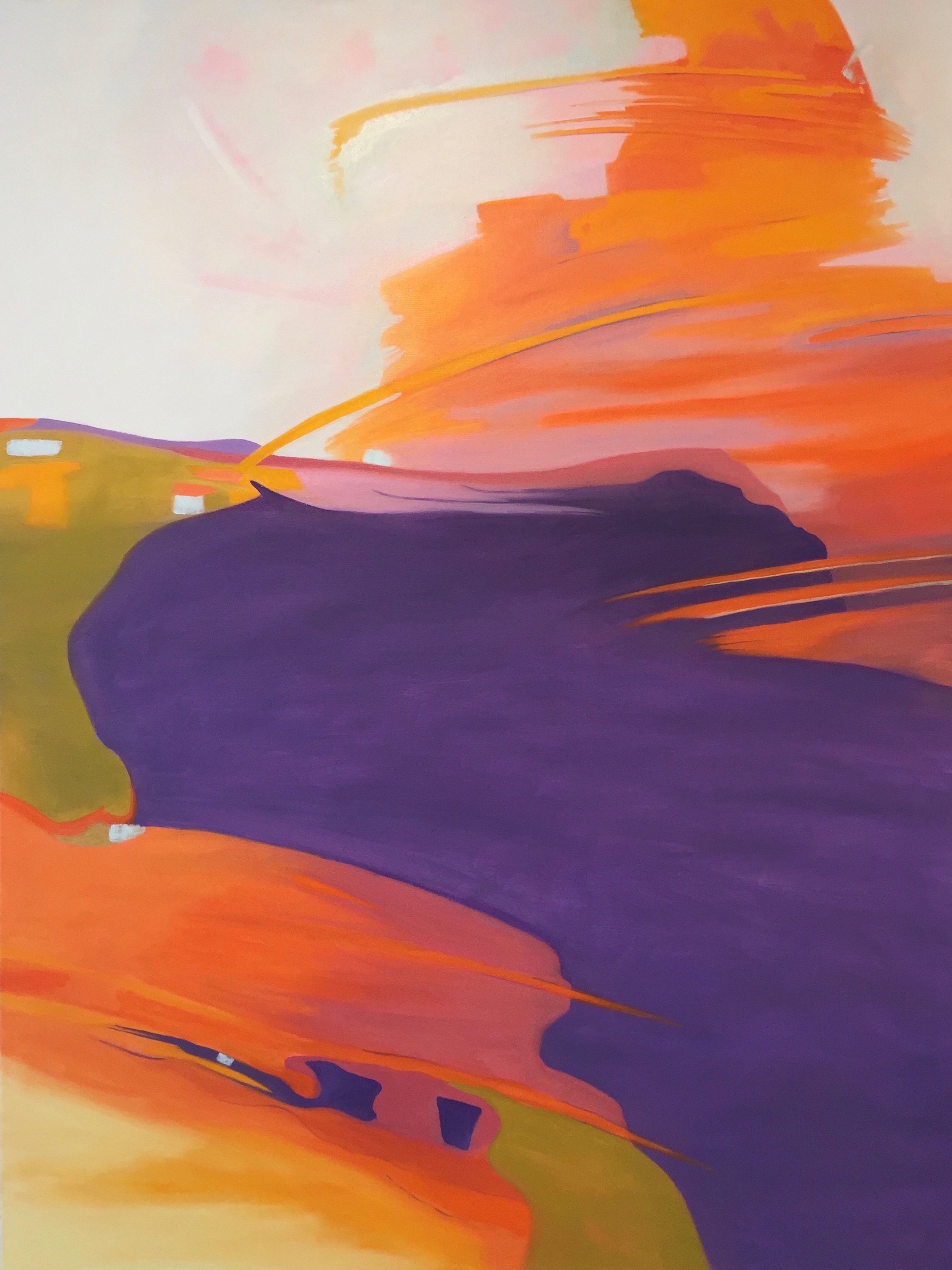 Marcia Wise, Where Earth Meets Sky , Oil, 48x36