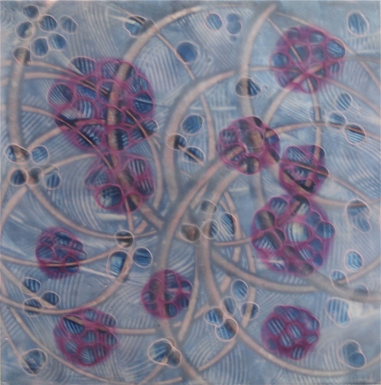  “Entanglements,” painting by Kay Hartung 