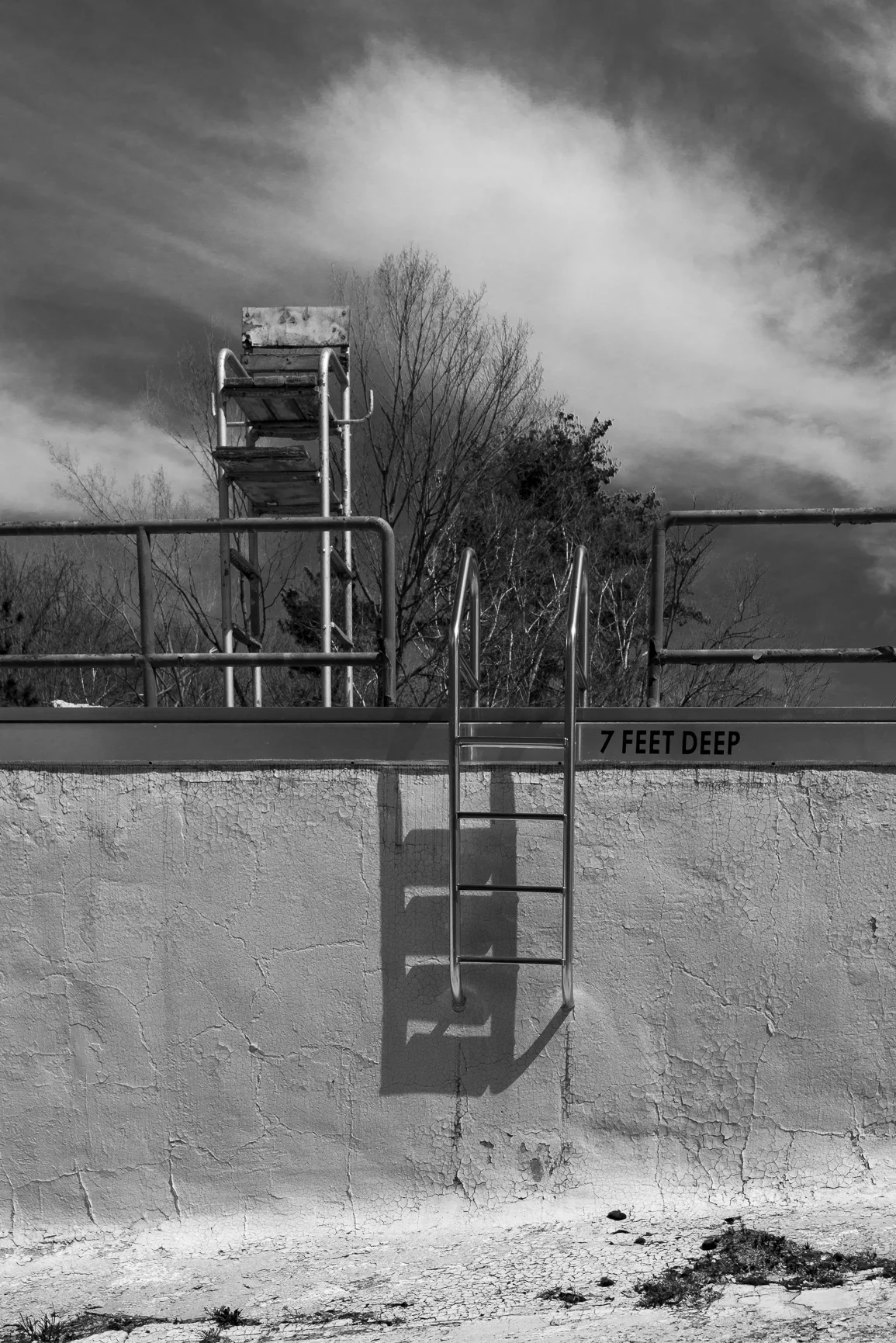 Vicki McKenna, Pool Abstract, 4 Views, photographic prints, 16x10 individuals, 34x22 together