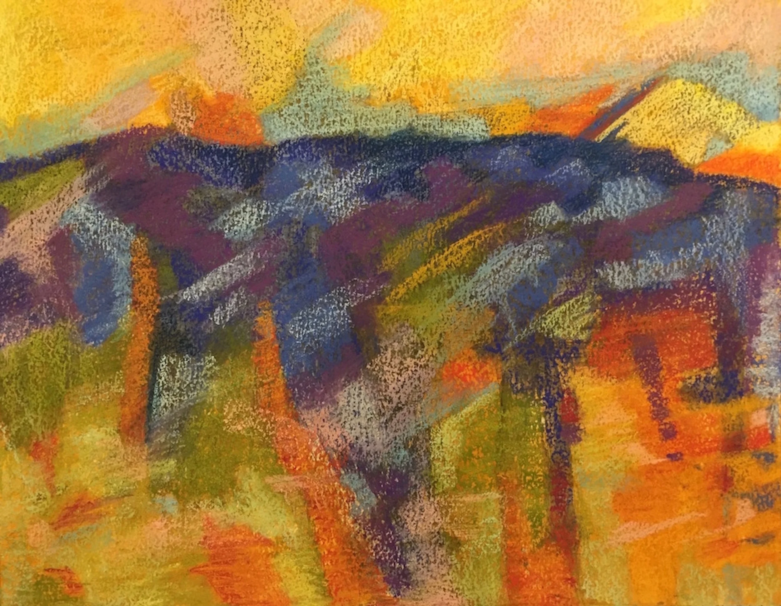 Marcia Wise, Capriccio , Acrylic and pastel, 19x16