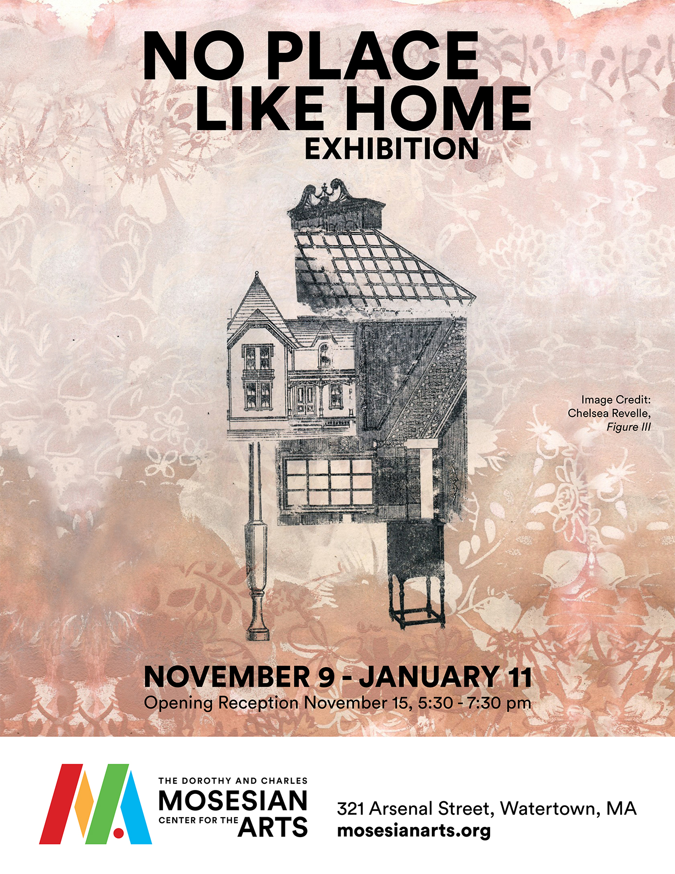  Chelsea Revelle’s work shown on the poster for “No Place Like Home” 
