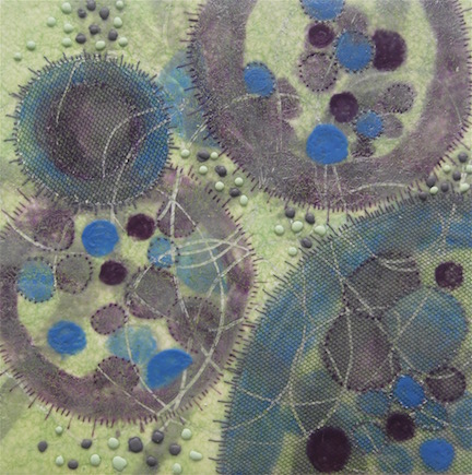  “Meta cell 7,” painting by Kay Hartung 