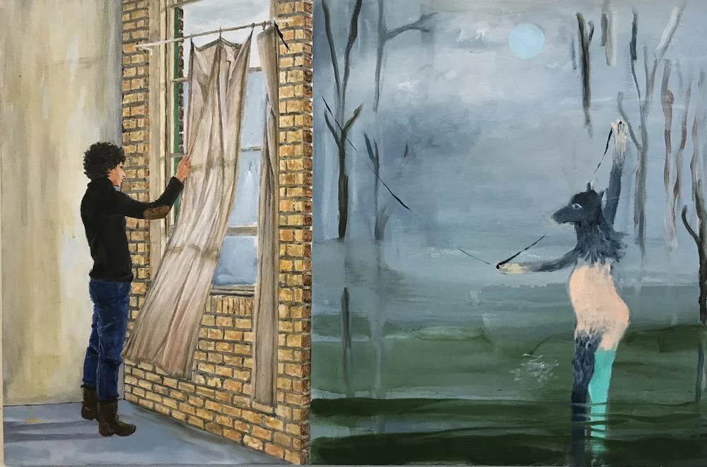 Alexandra Rozenman's "The Two Worlds." 
