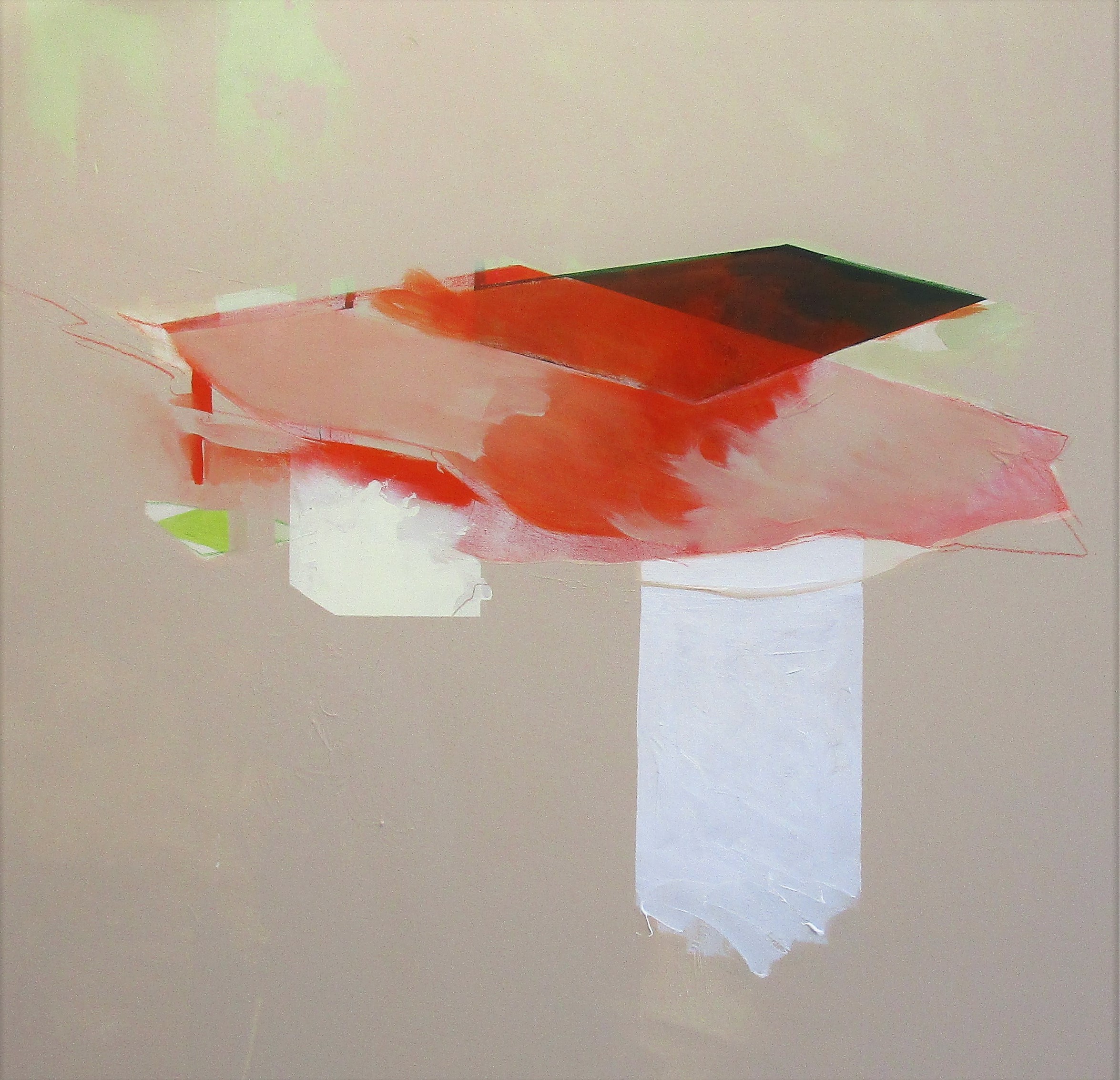 Untitled #1 , acrylic on panel, 30 x 30 inches