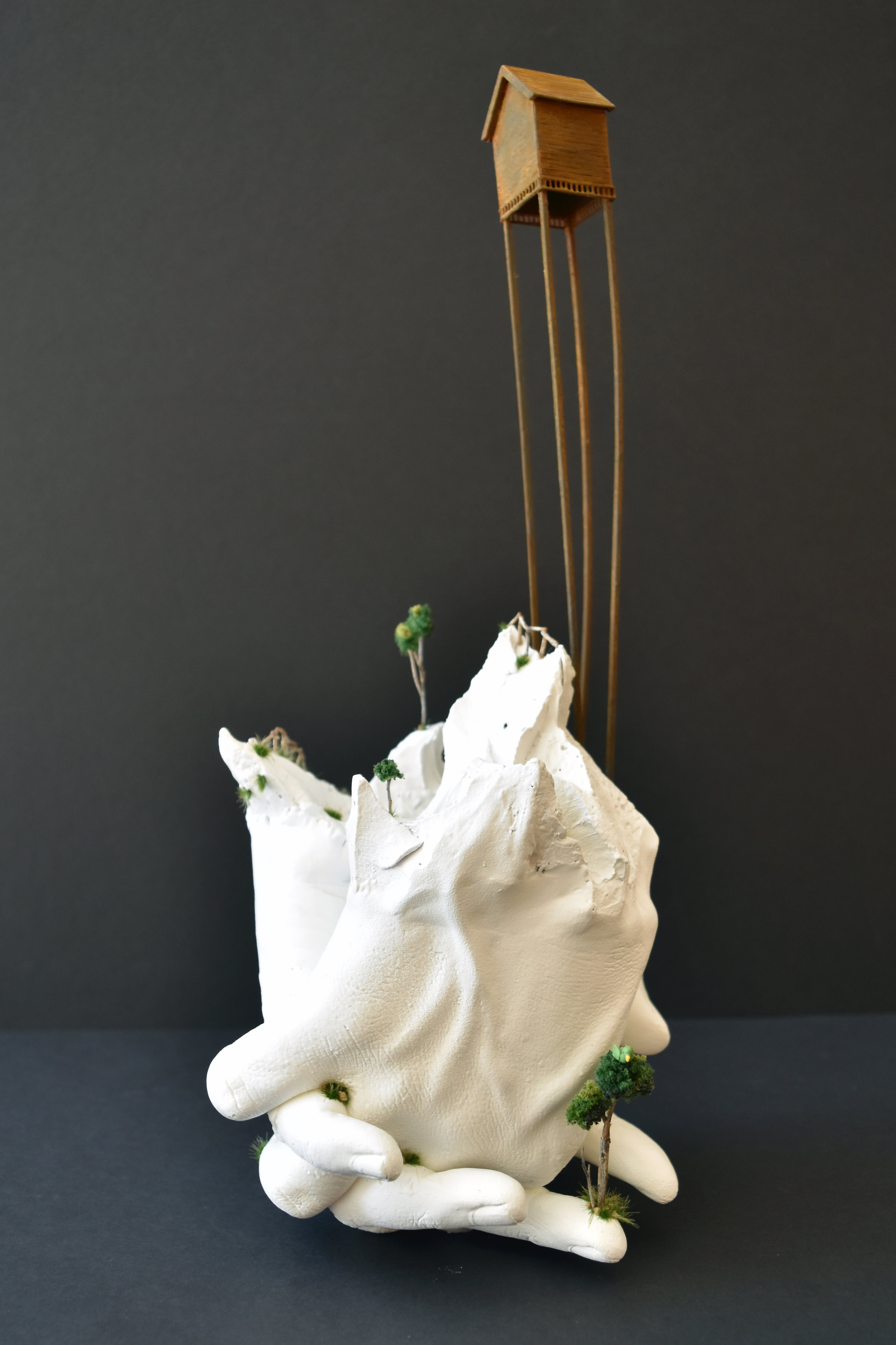 First-time Home Buyers , resin, wood and mixed-media,