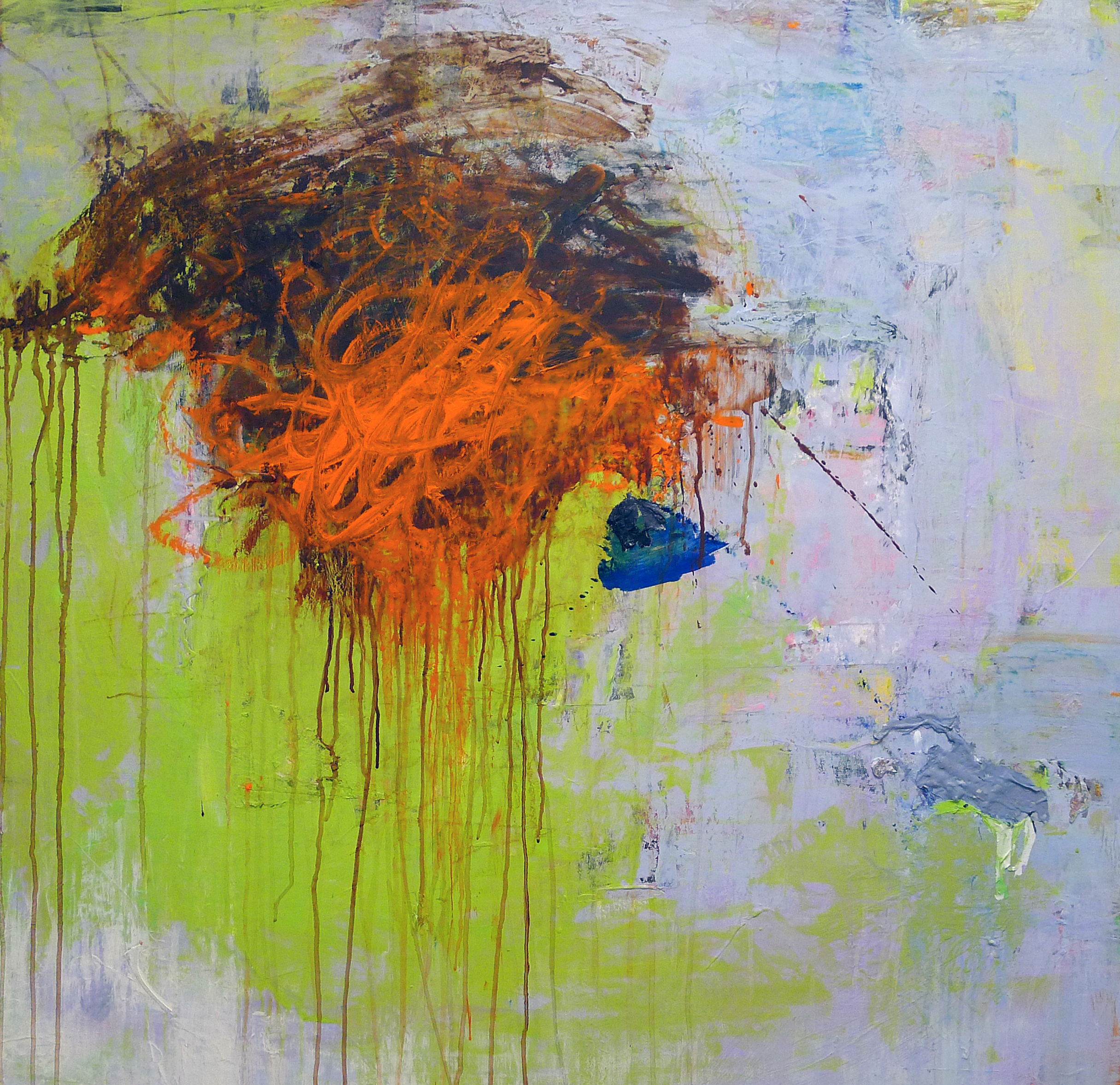 Cirioni, Mazama 8 , Acrylic on panel, 40x40