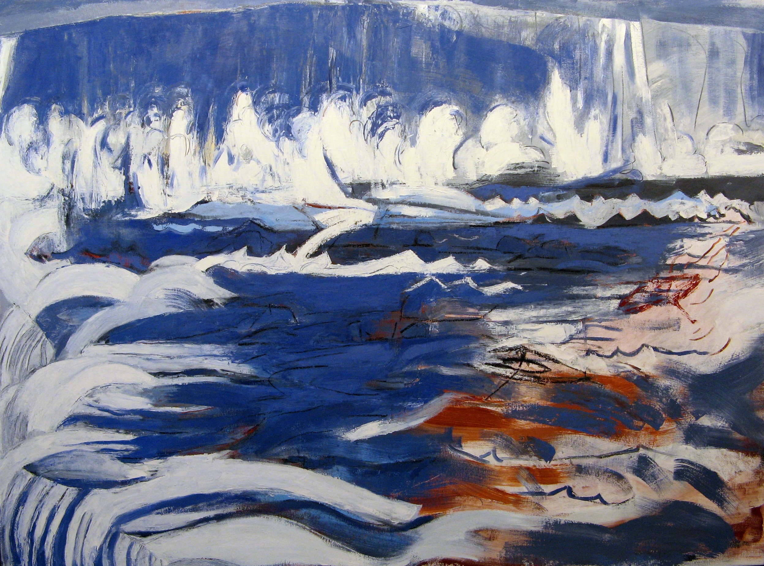   Falls , Oil on canvas, 44x60 