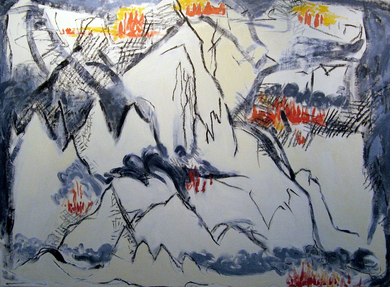   Cascades , Oil on canvas, 44x60 