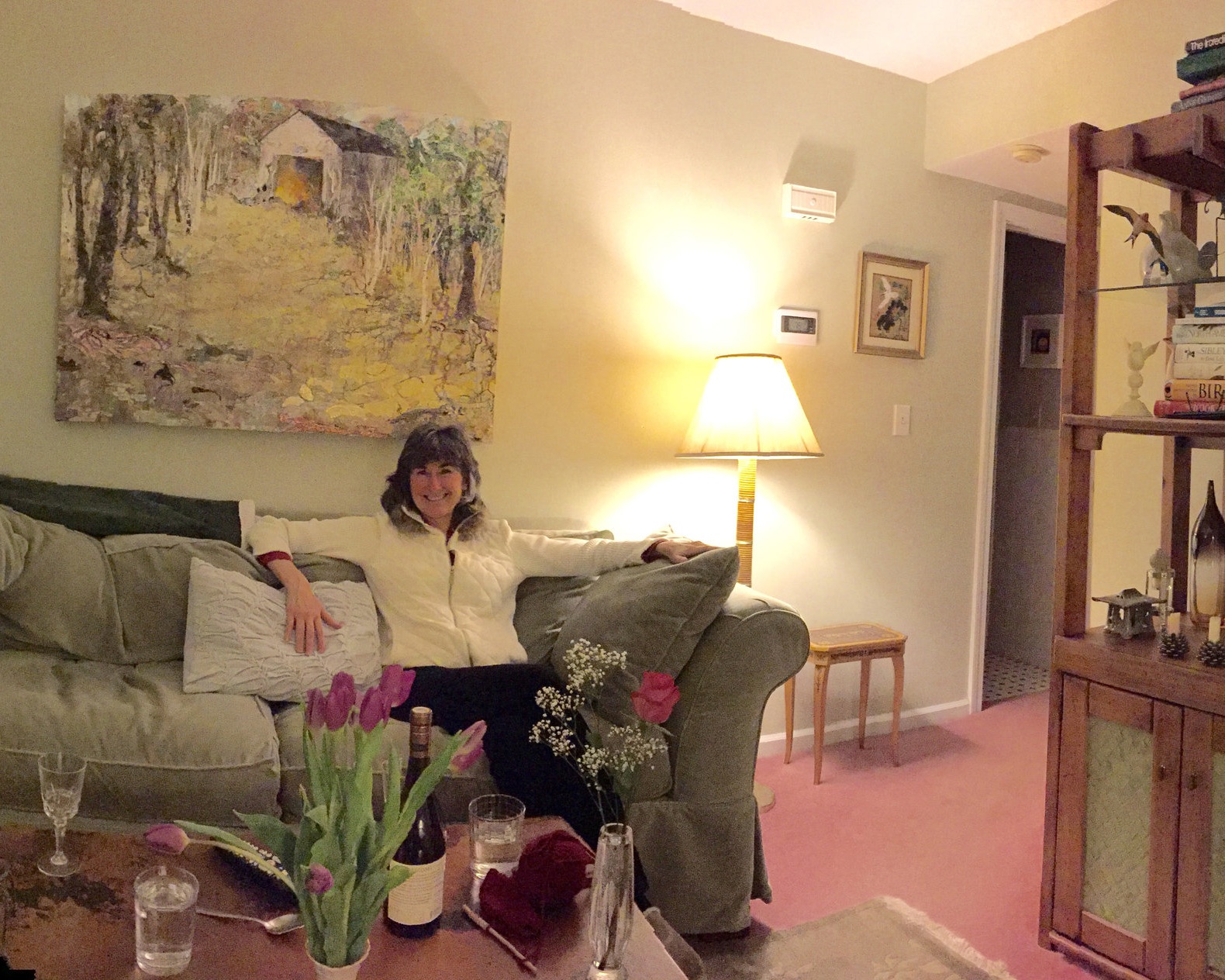 Pond by Brenda Cirioni installed at a collectors home in Carlisle, MA. See Cirioni’s most recent work in Fountain Street’s April 2019 main gallery exhibition “Altered Matter X2”