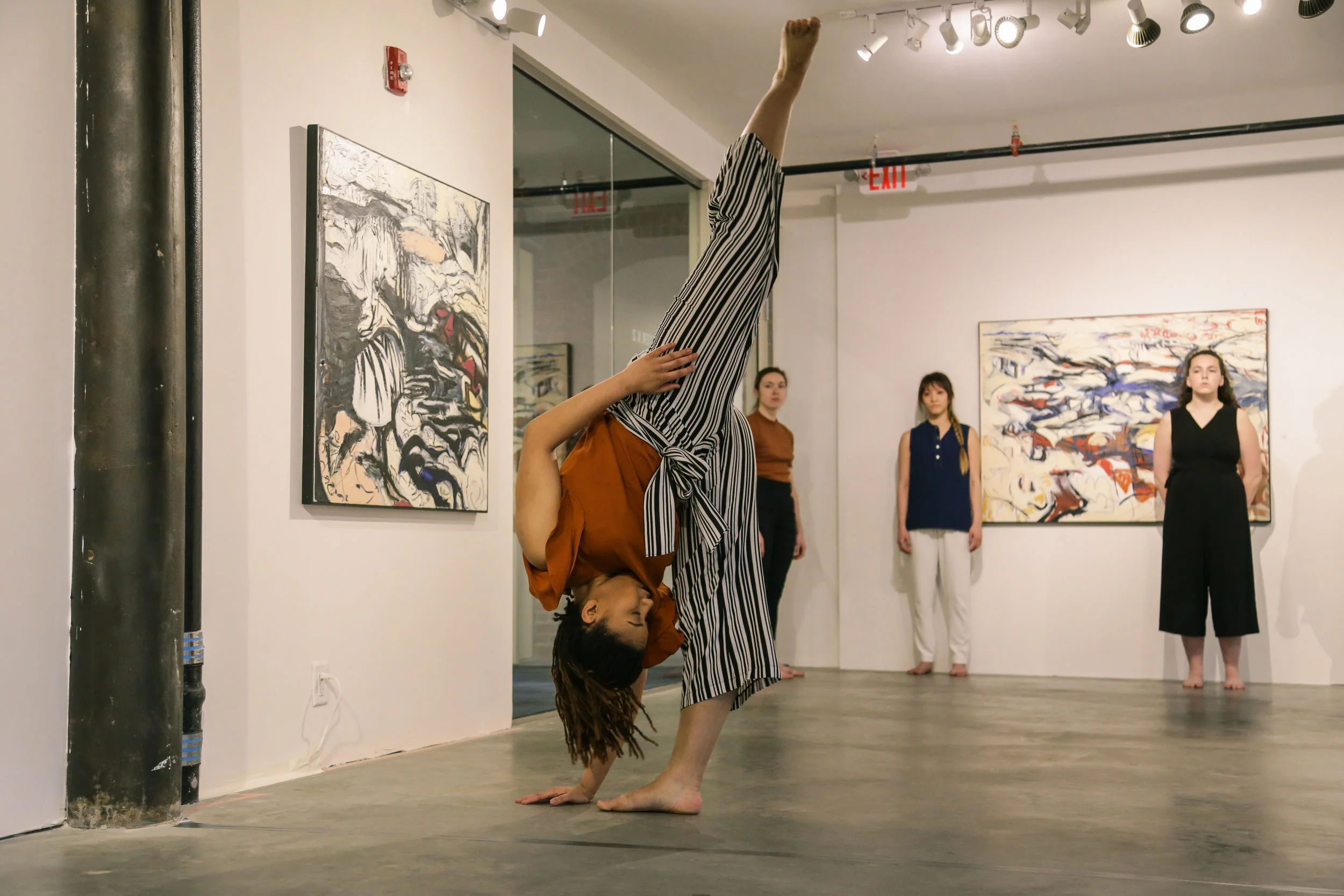 Artistic Director/Choreographer/Dancer Victoria Lynn Awkward performs with VLA Dance. Photo by Olivia Moon Photography.