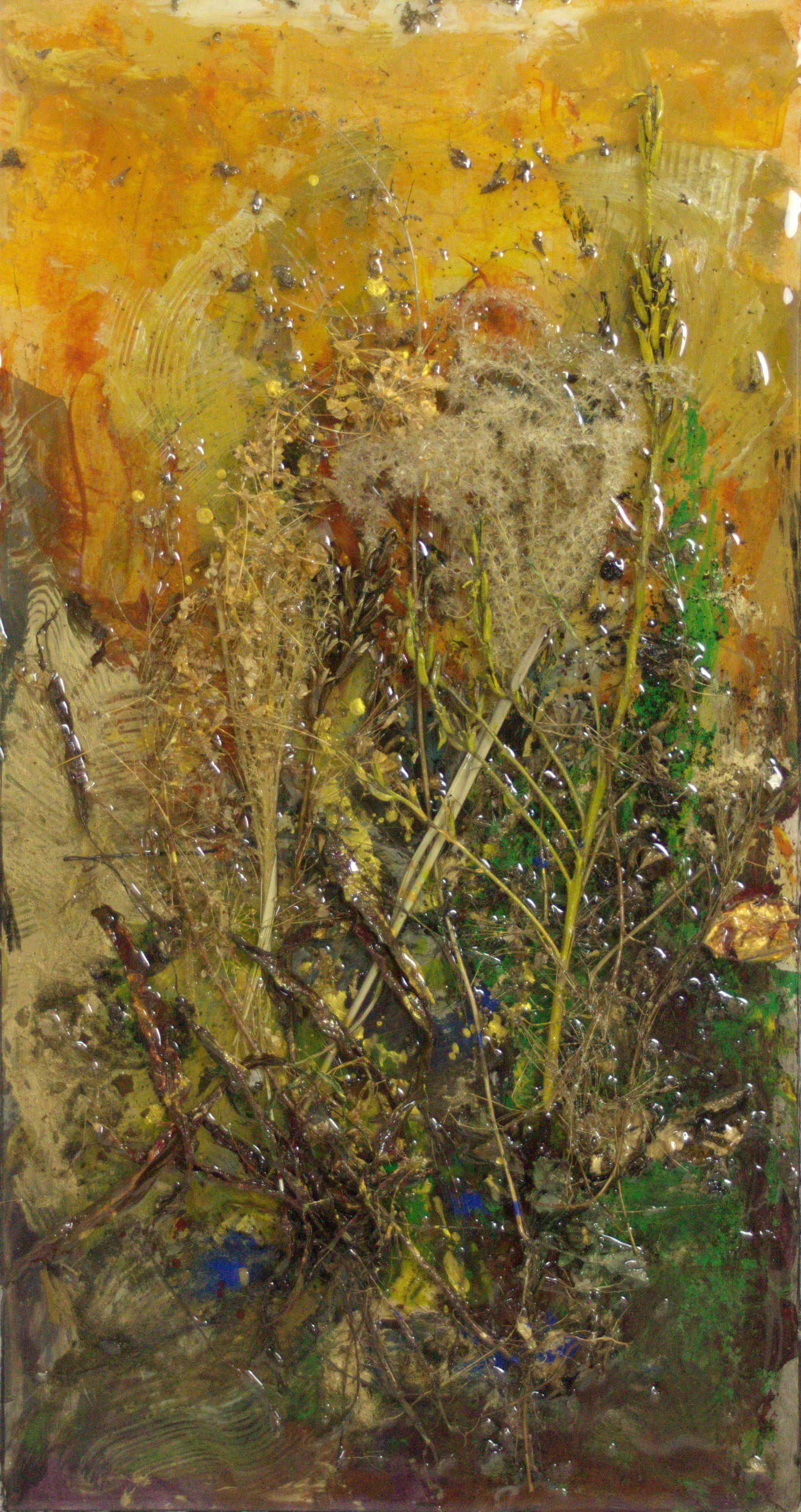  Jim Banks,  Resin’d Garden , Mixed Media,  30x16 