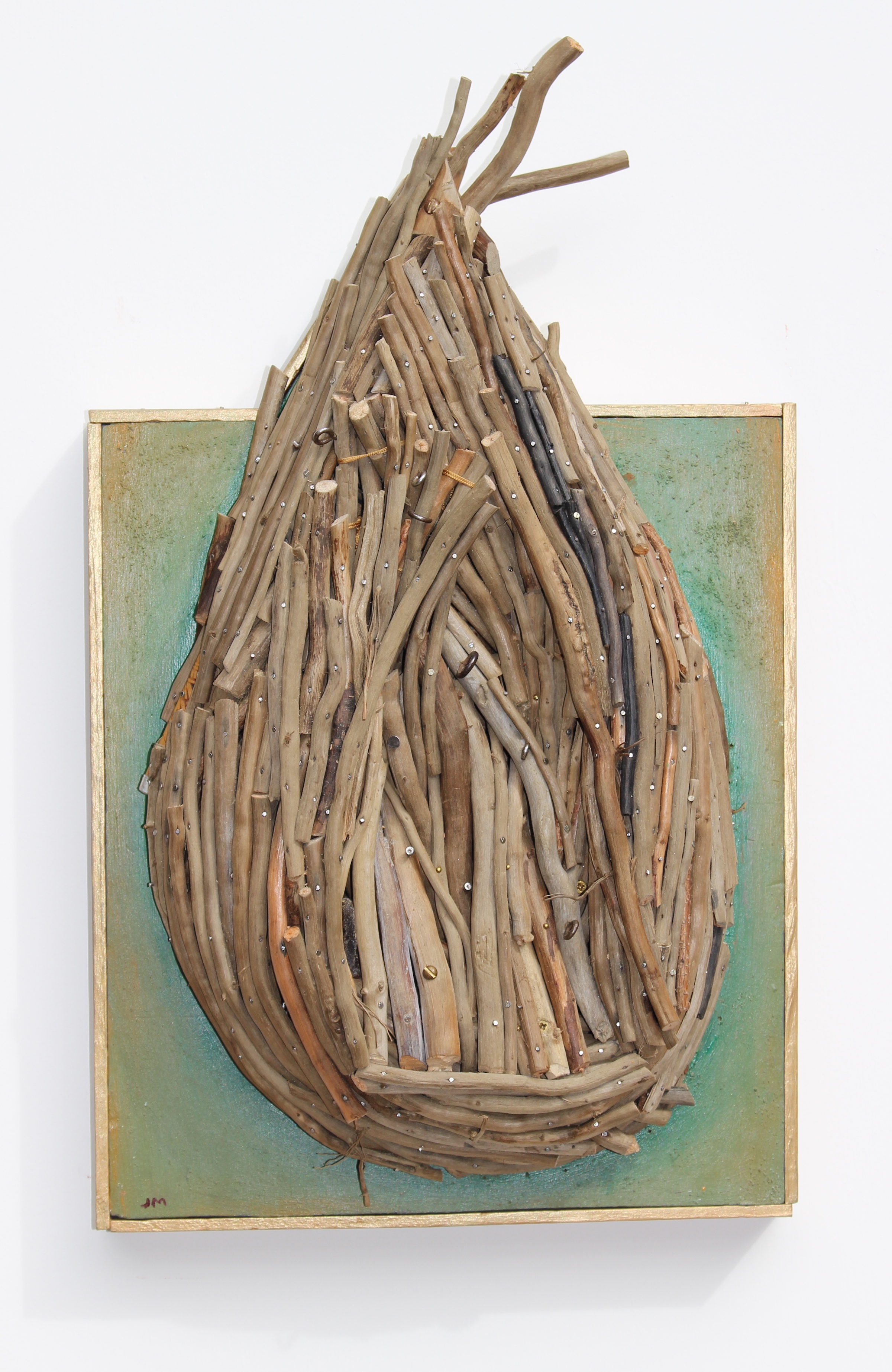  Joel Moskowitz,  “Roots 2”   Wood sculpture, 20 x 12 x 4.5 inches 