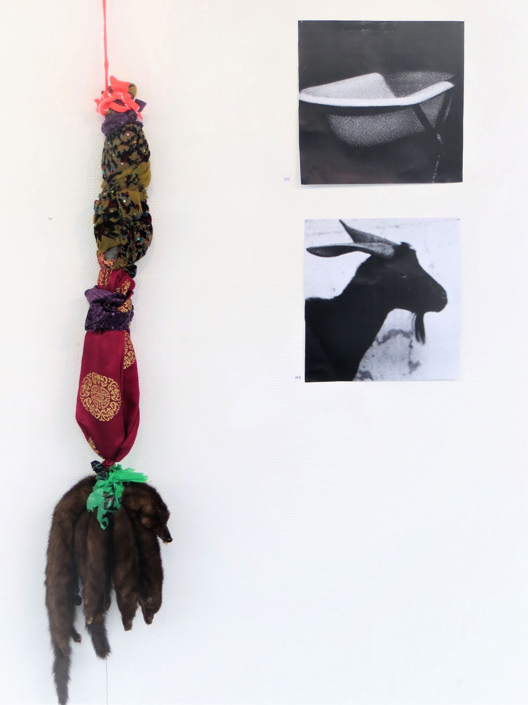   Åke Arnerdal ,  And now? , plastic, photograph and mixed-media, 40x29x4 inch, $350 