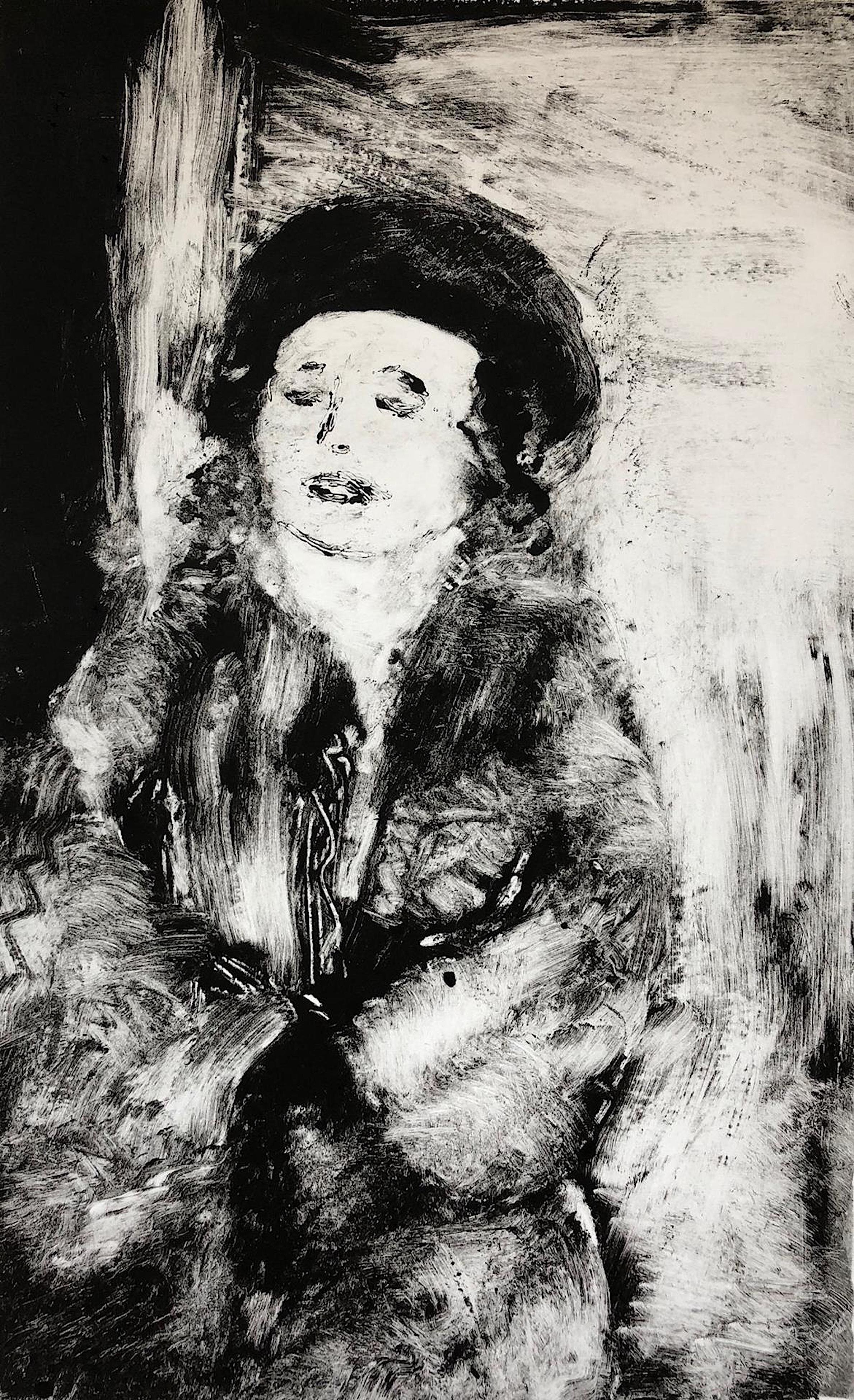  Elinor Freedman,    Rosie in Her Heyday ,  Monotype, 11x7 